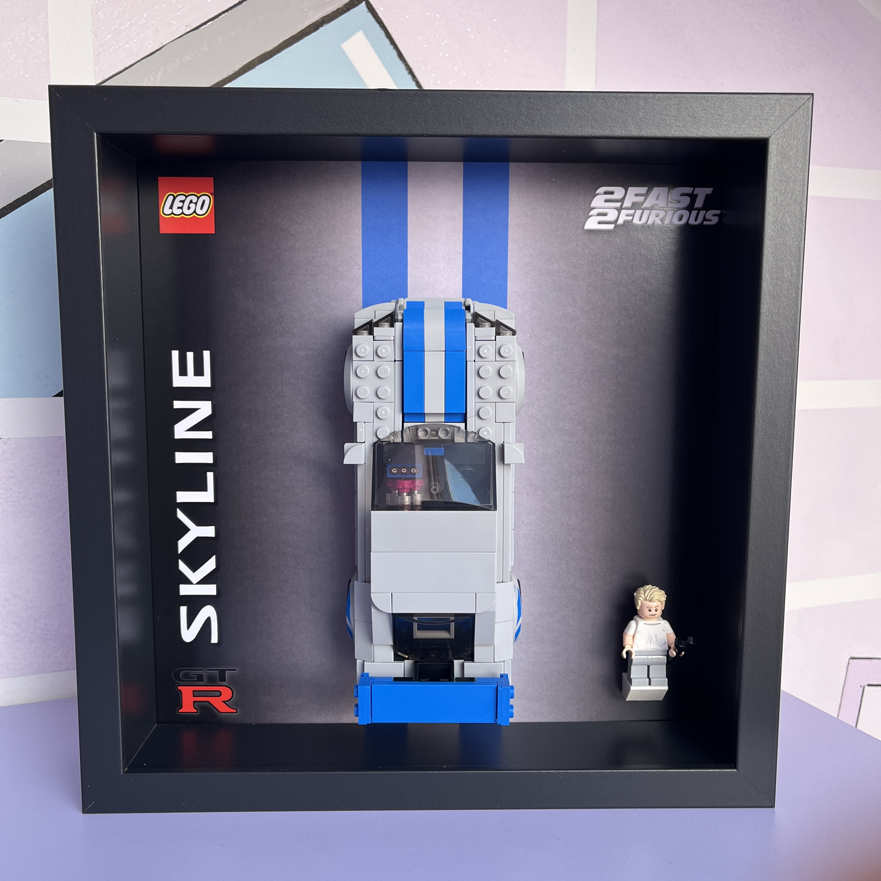 Cornice Classic Frame adatta per Set Lego Speed Champions 76917 Skyline GTR