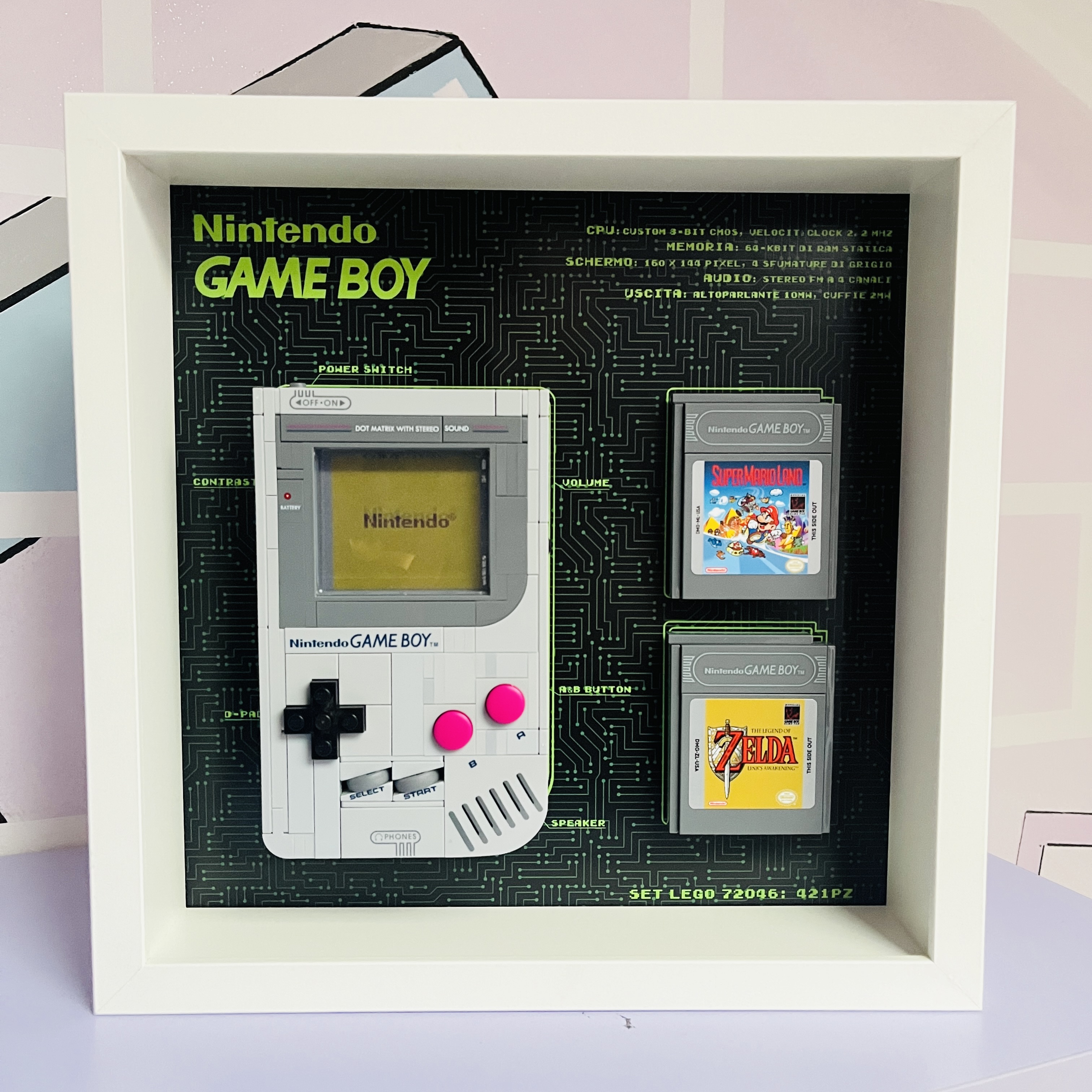 Icons Frame – Cornice per LEGO® GameBoy 72046