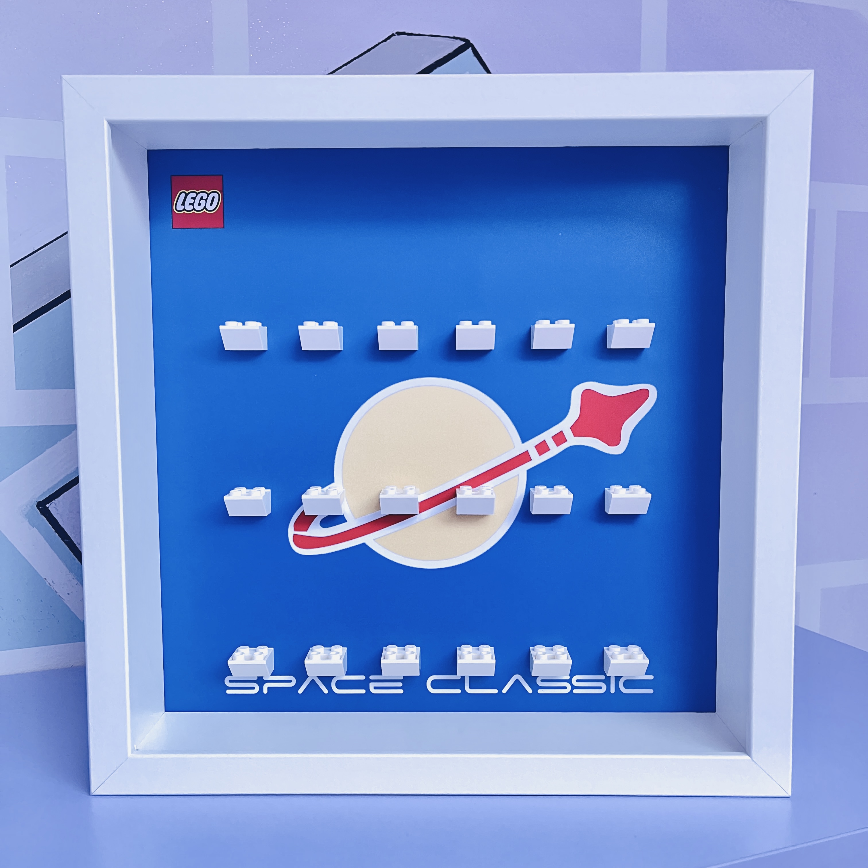 Cornice Display Case per Minifigures Lego Classic Space