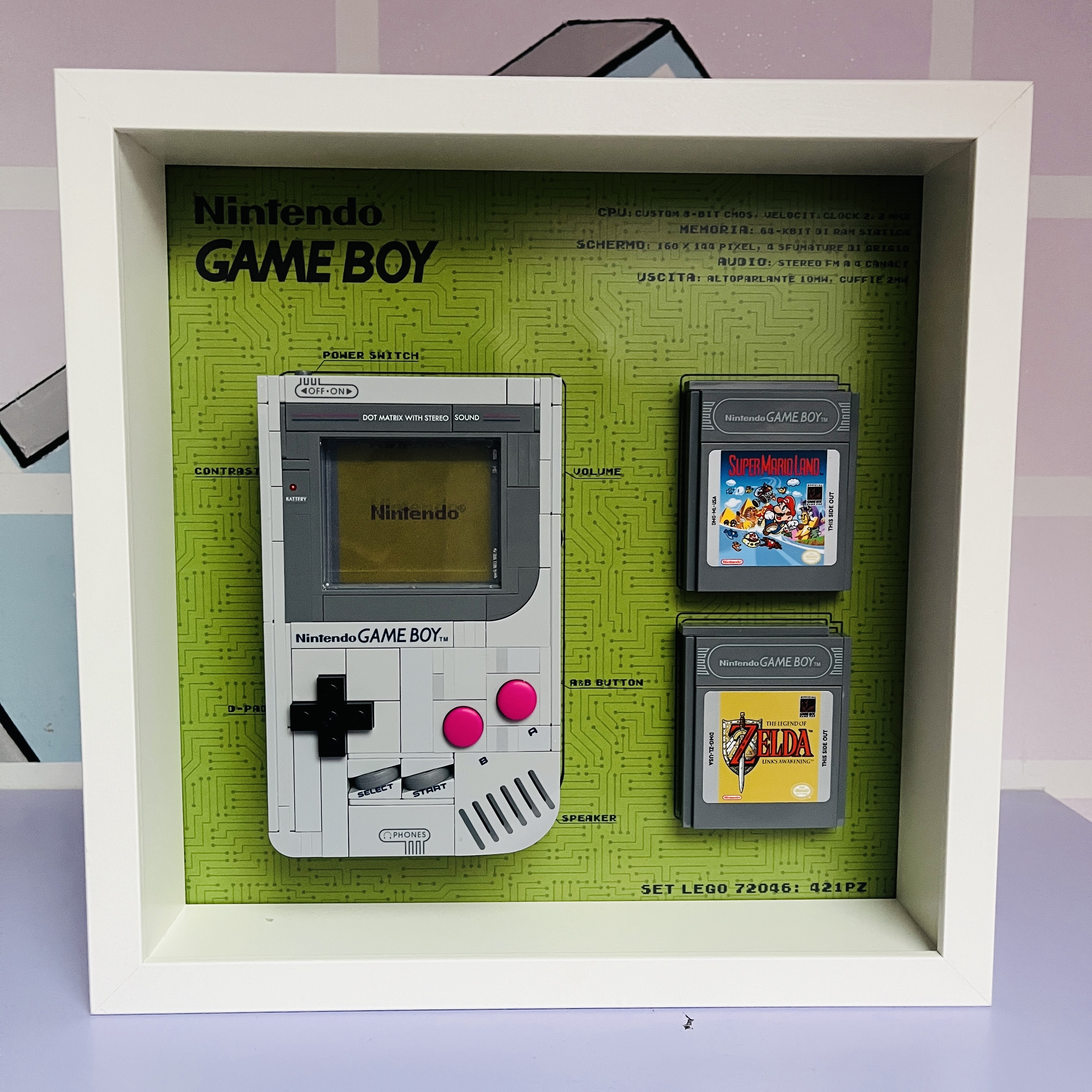 Icons Frame – Cornice per LEGO® GameBoy 72046