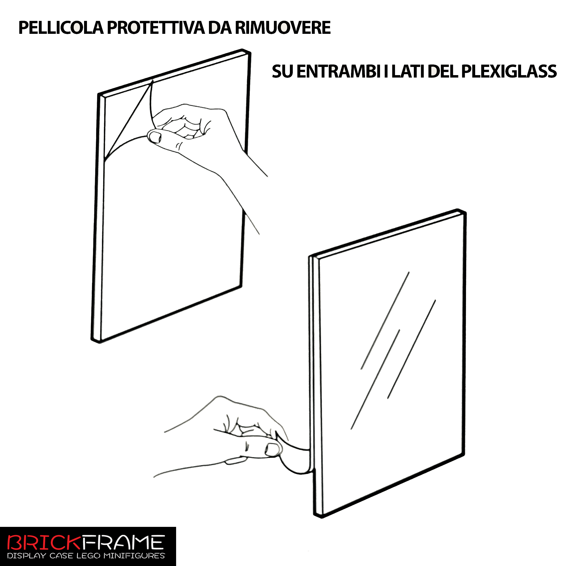 Cornice Display Case LEGO® Spider-Man Serie Collezionabile 71050