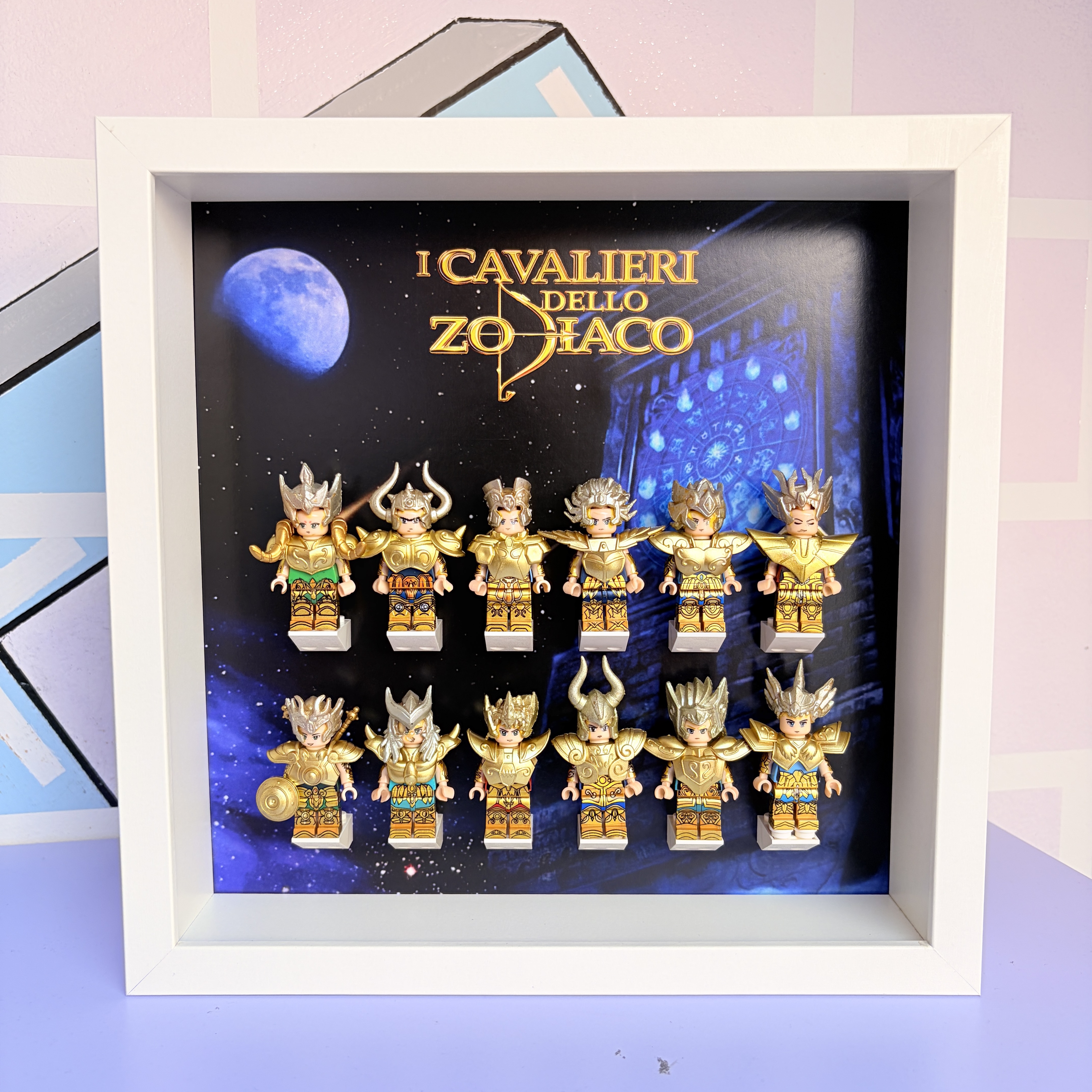 Cornice Vetrina Espositore per Cavalieri dello Zodiaco Display Classic Frame 
