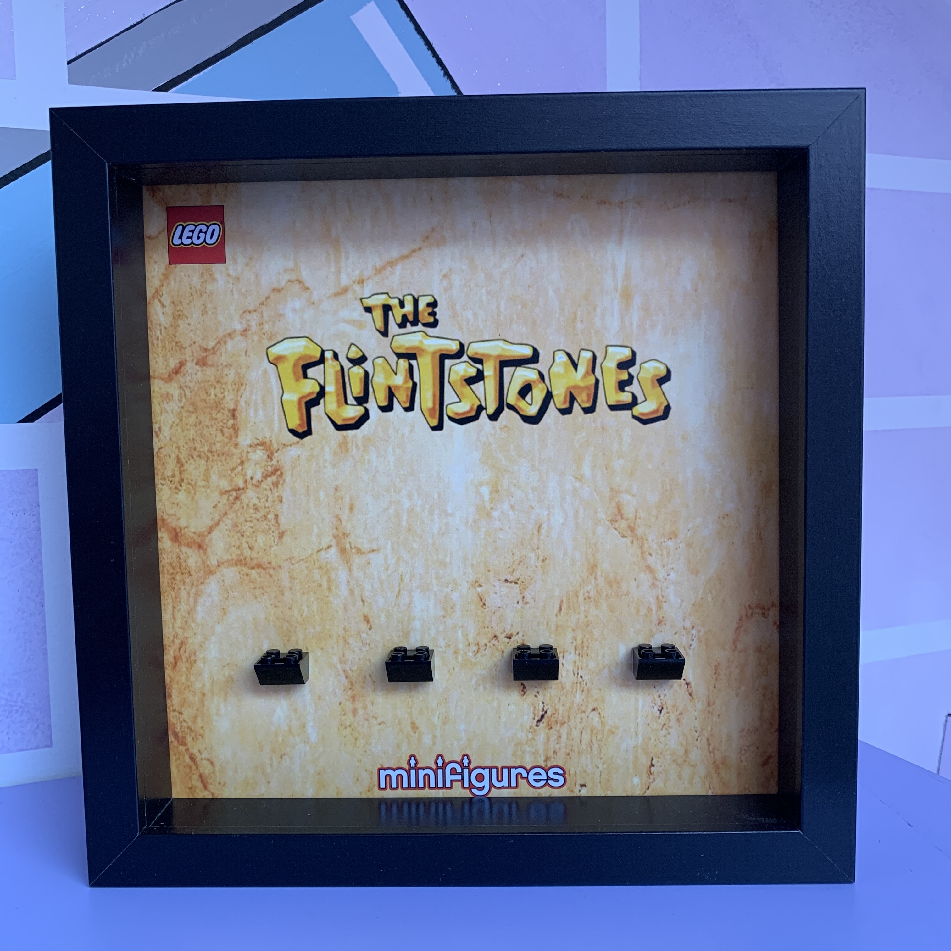 Cornice Vetrina Display Case Classic Frame adatta per Lego Minifigures The Flinstones Ideas 21316