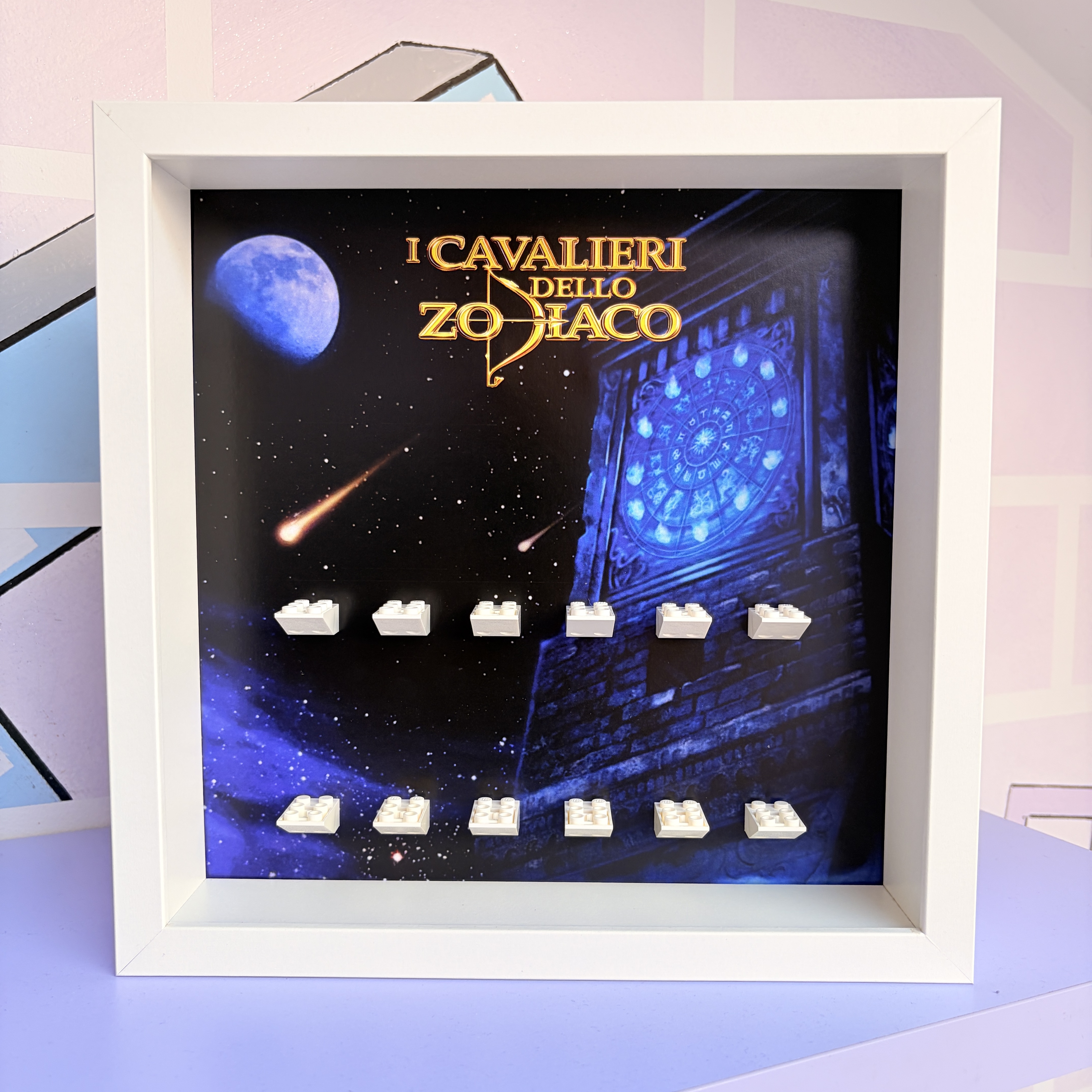 Cornice Vetrina Espositore per Cavalieri dello Zodiaco Display Classic Frame 