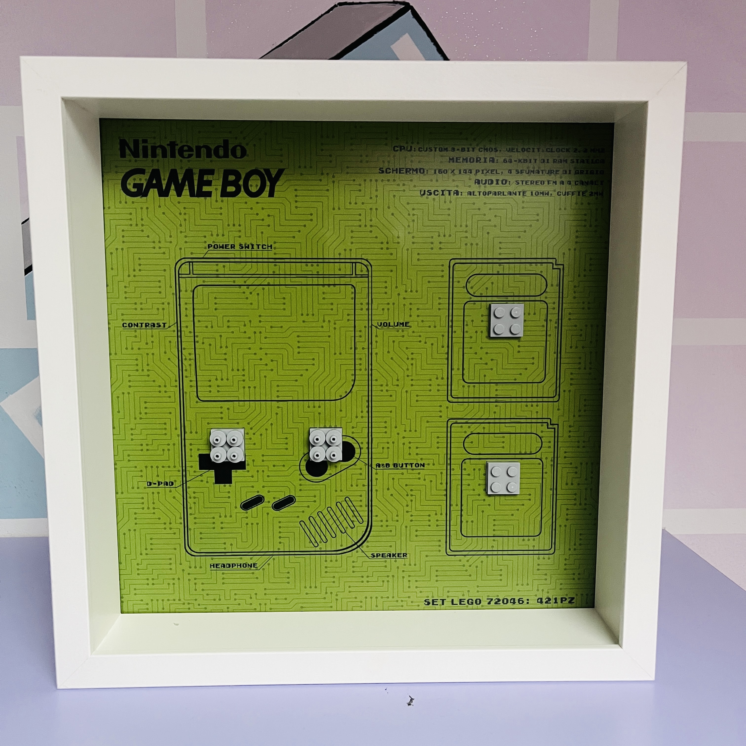 Icons Frame – Cornice per LEGO® GameBoy 72046