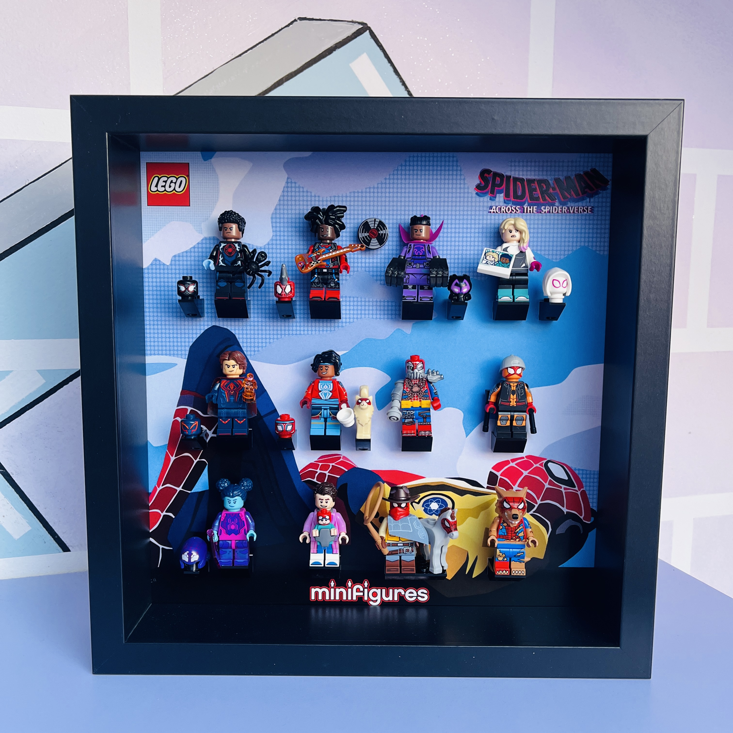 Cornice Display Case LEGO® Spider-Man Serie Collezionabile 71050