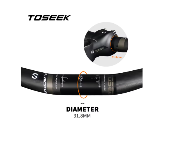 TOSEEK Bicycle Handlebar Carbon 