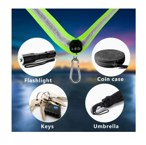 LED Safety Bag Vest Straps 