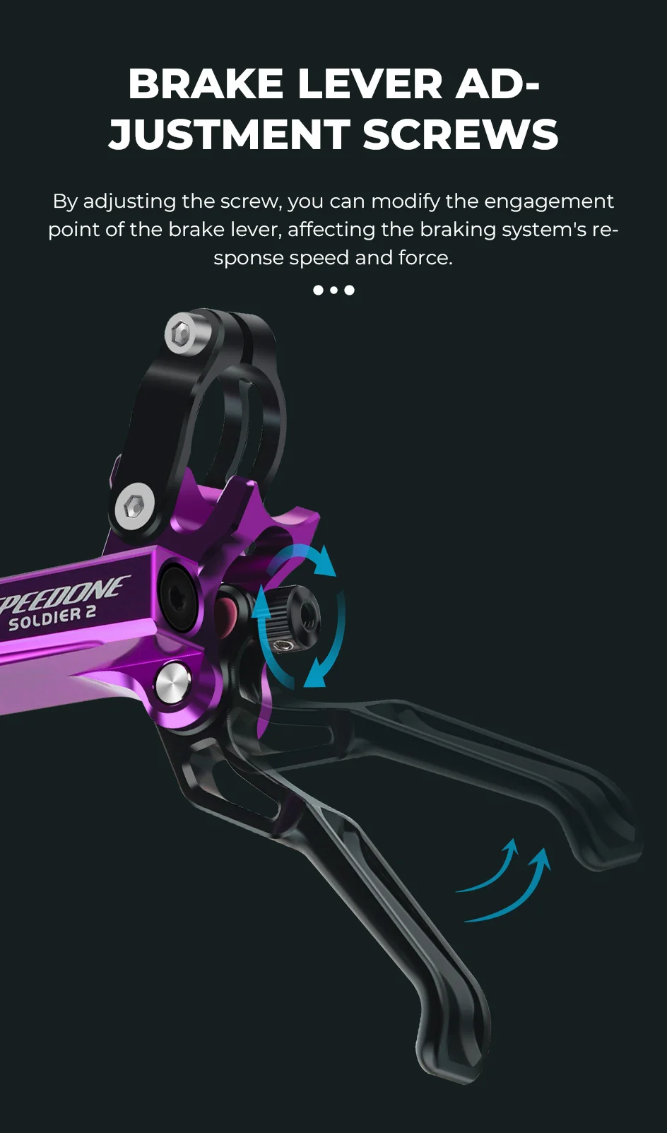 SPEEDONE Hydraulic Brakes