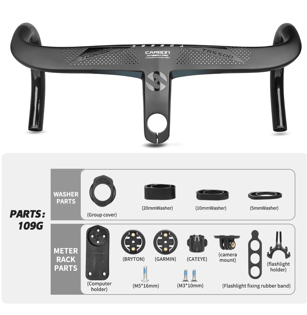TOSEEK CARBON DROPBAR