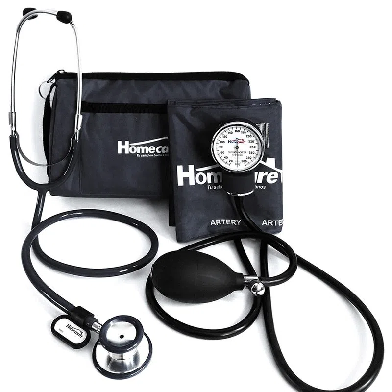 Kit Baumanómetro Aneroide Con Estetoscopio Doble