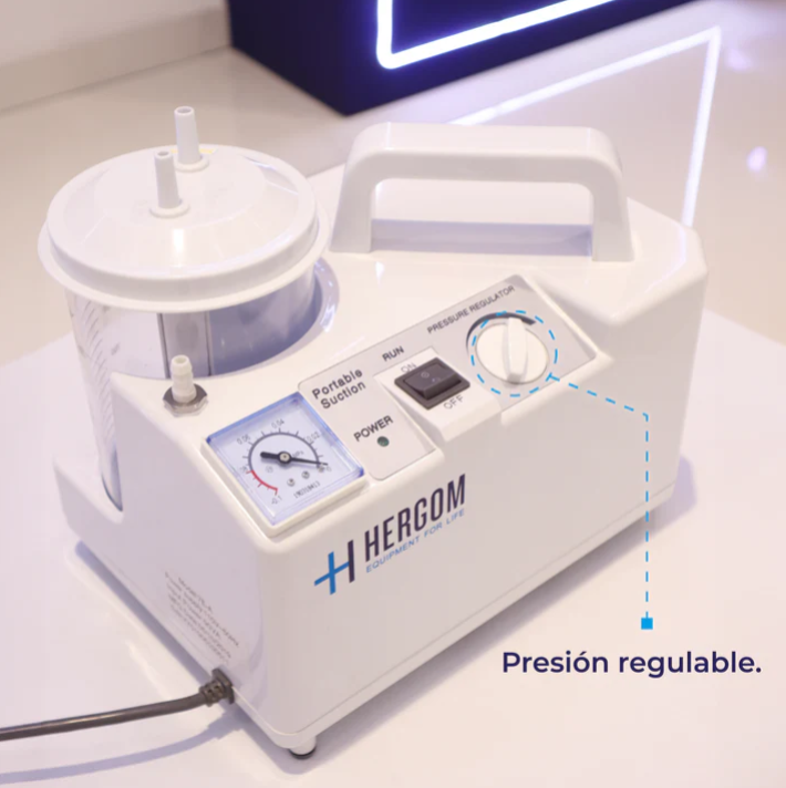 Aspirador de Flemas y Secreciones portátil de 18 L x minuto.