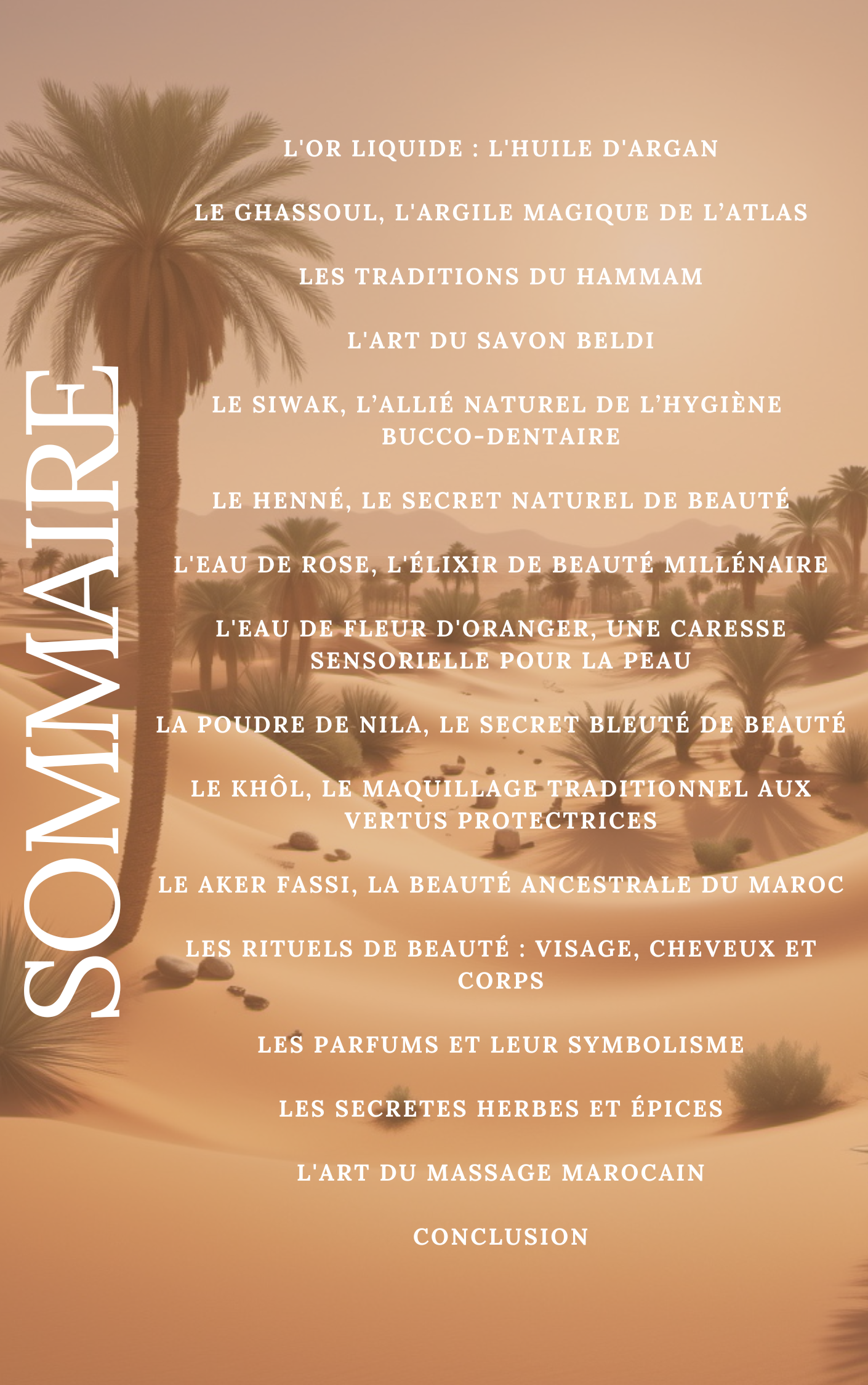 Les secrets de la beauté marocaine