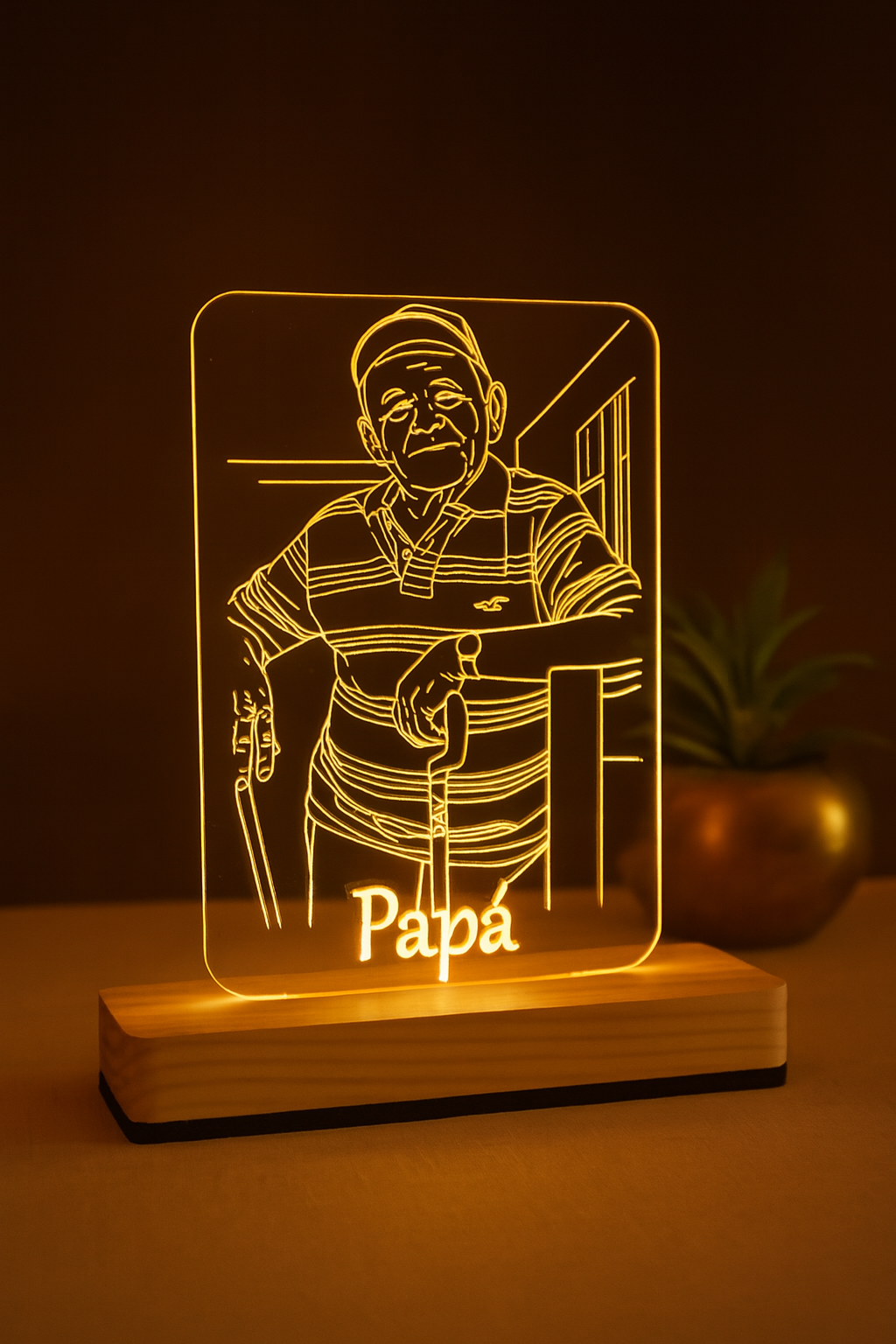 Lámpara Ilustrada