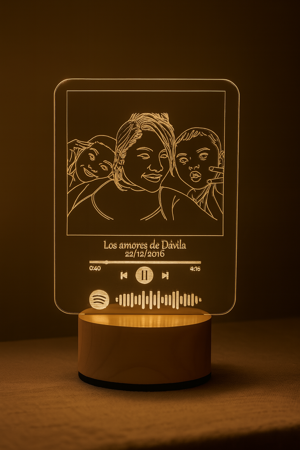 Lámpara Spotify