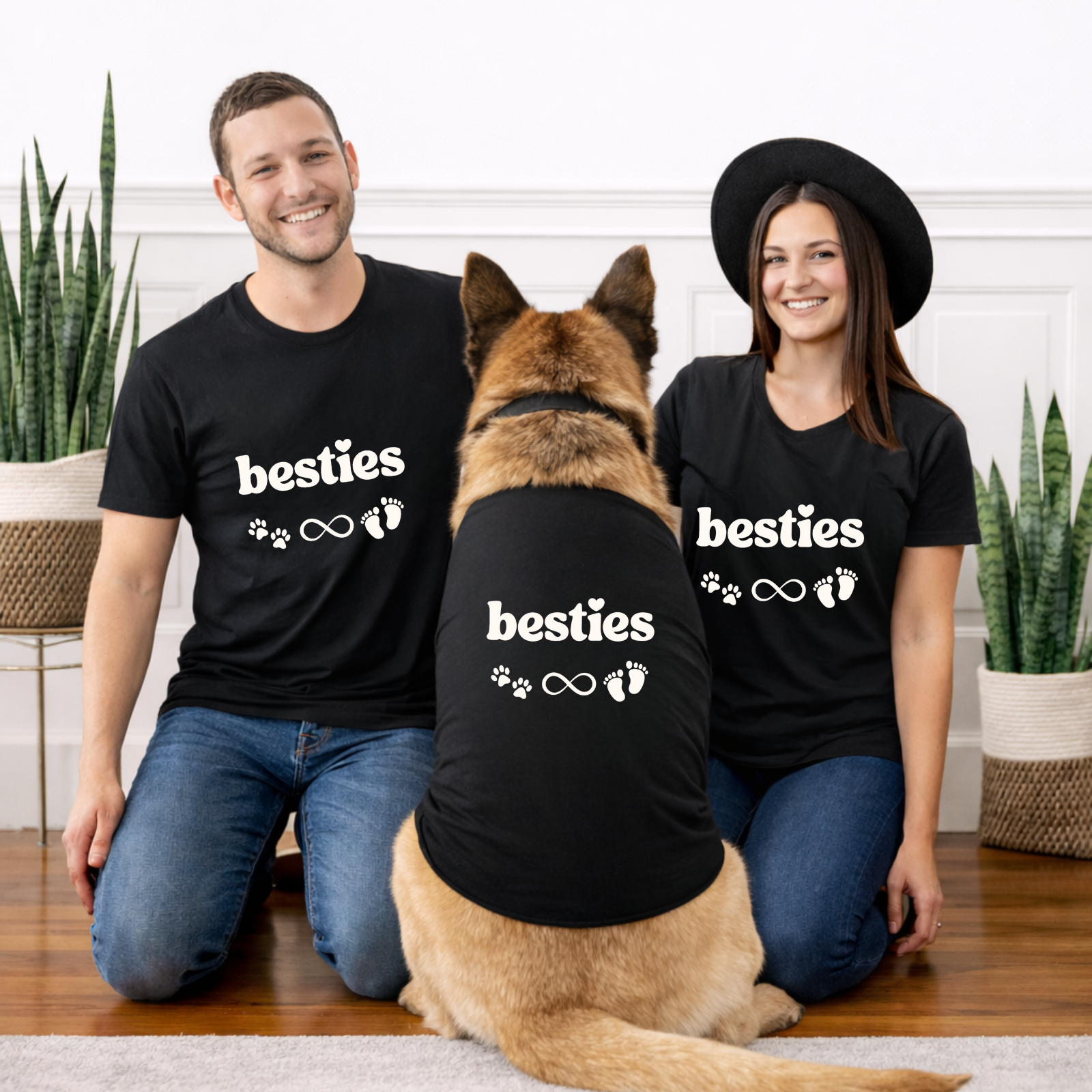 Besties Matching Shirts for Dog & Pet Parents