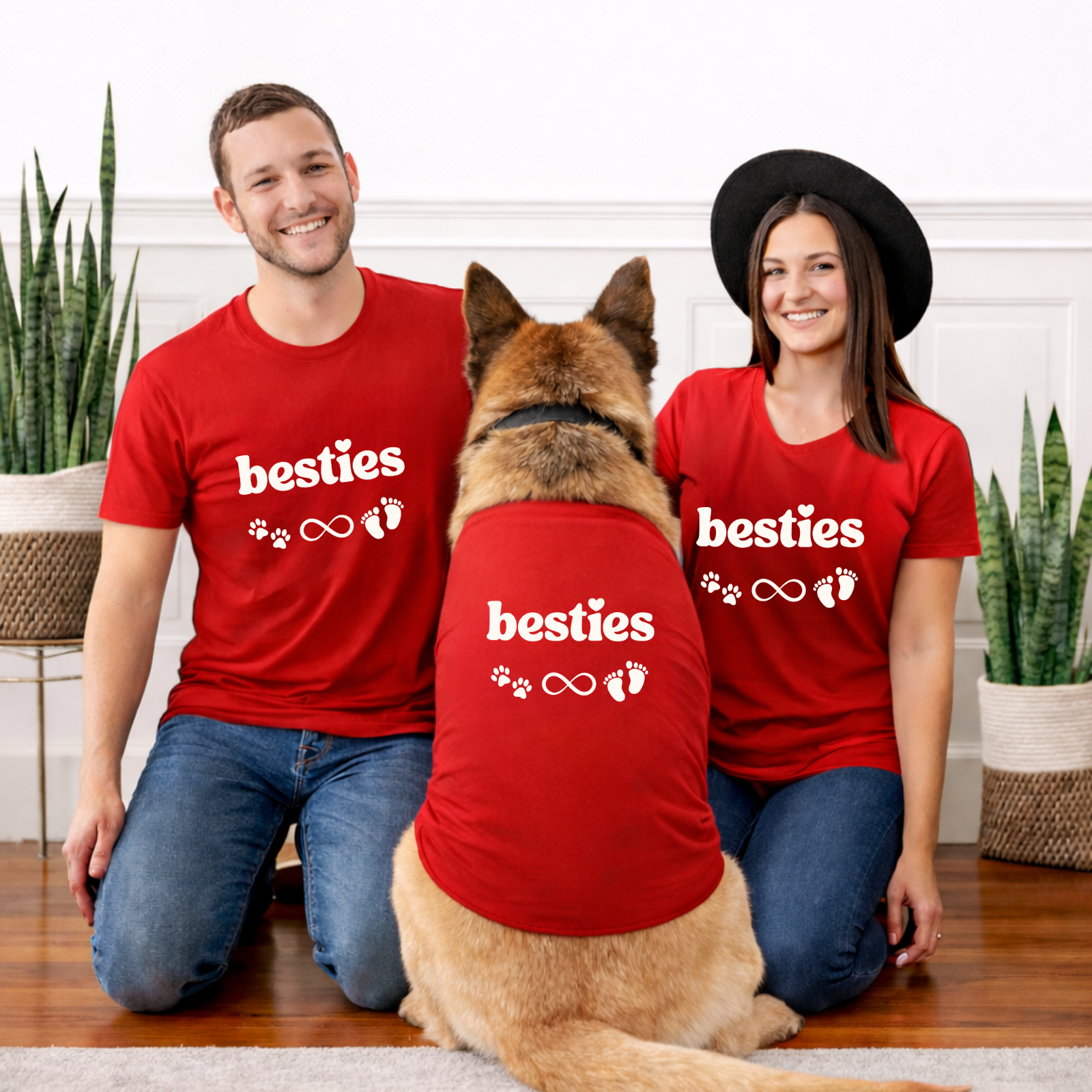 Besties Matching Shirts for Dog & Pet Parents