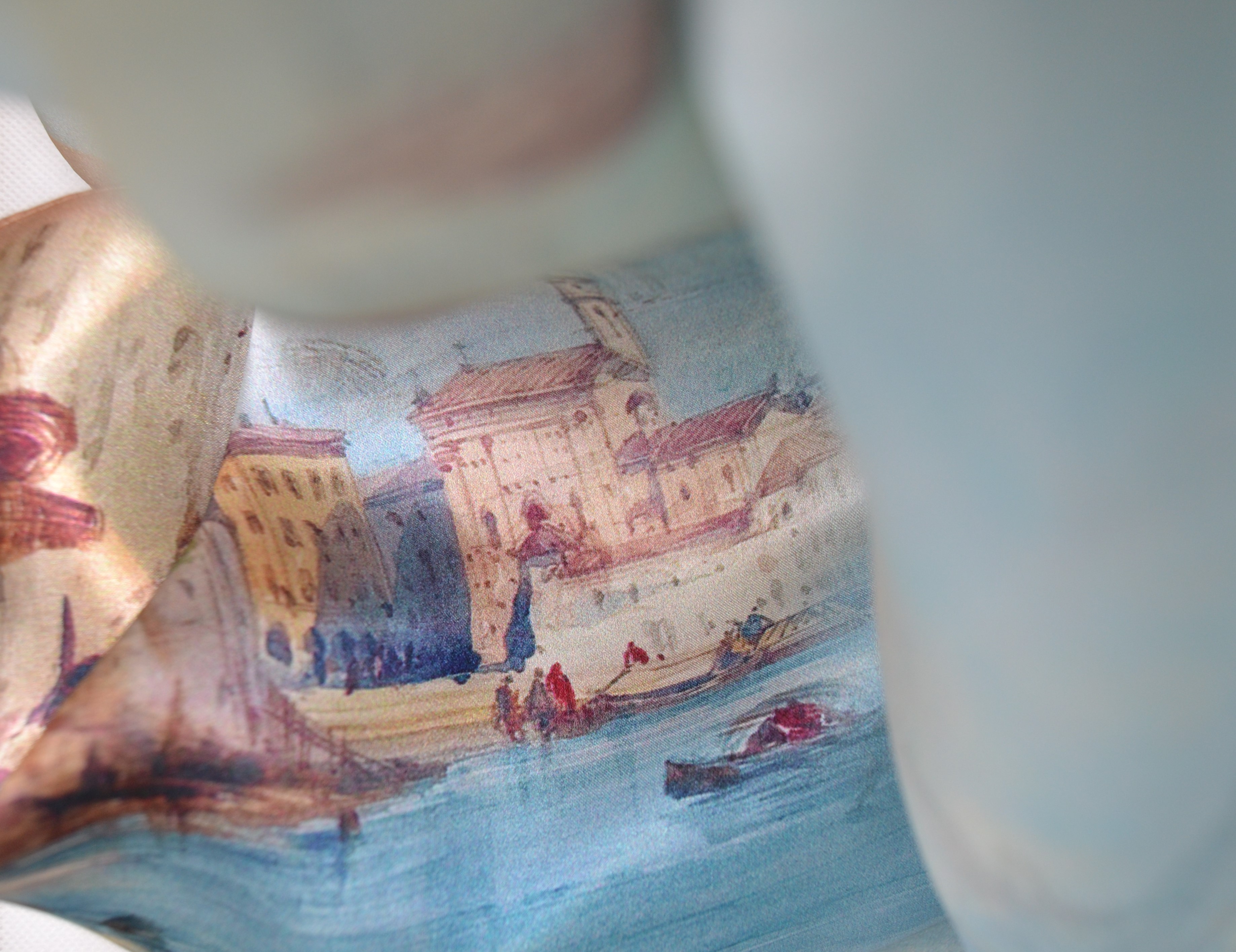 Šilko skarelė "Senasis miestas"