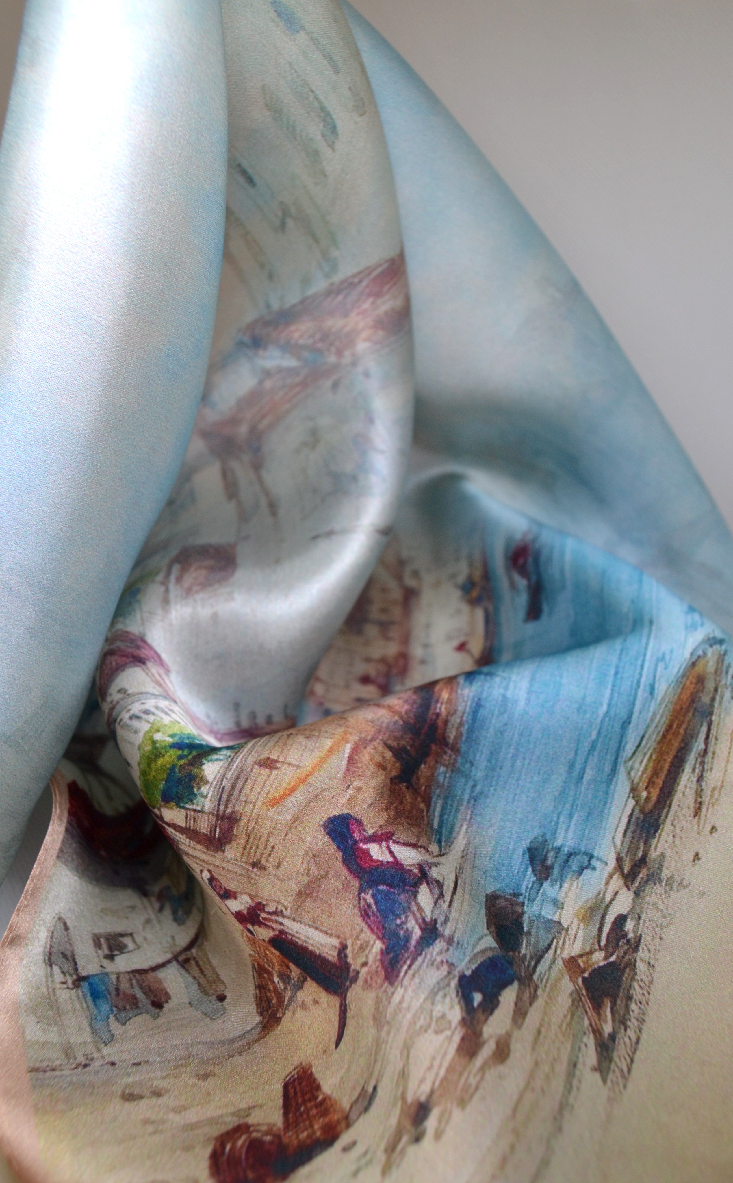 Šilko skarelė "Senasis miestas"