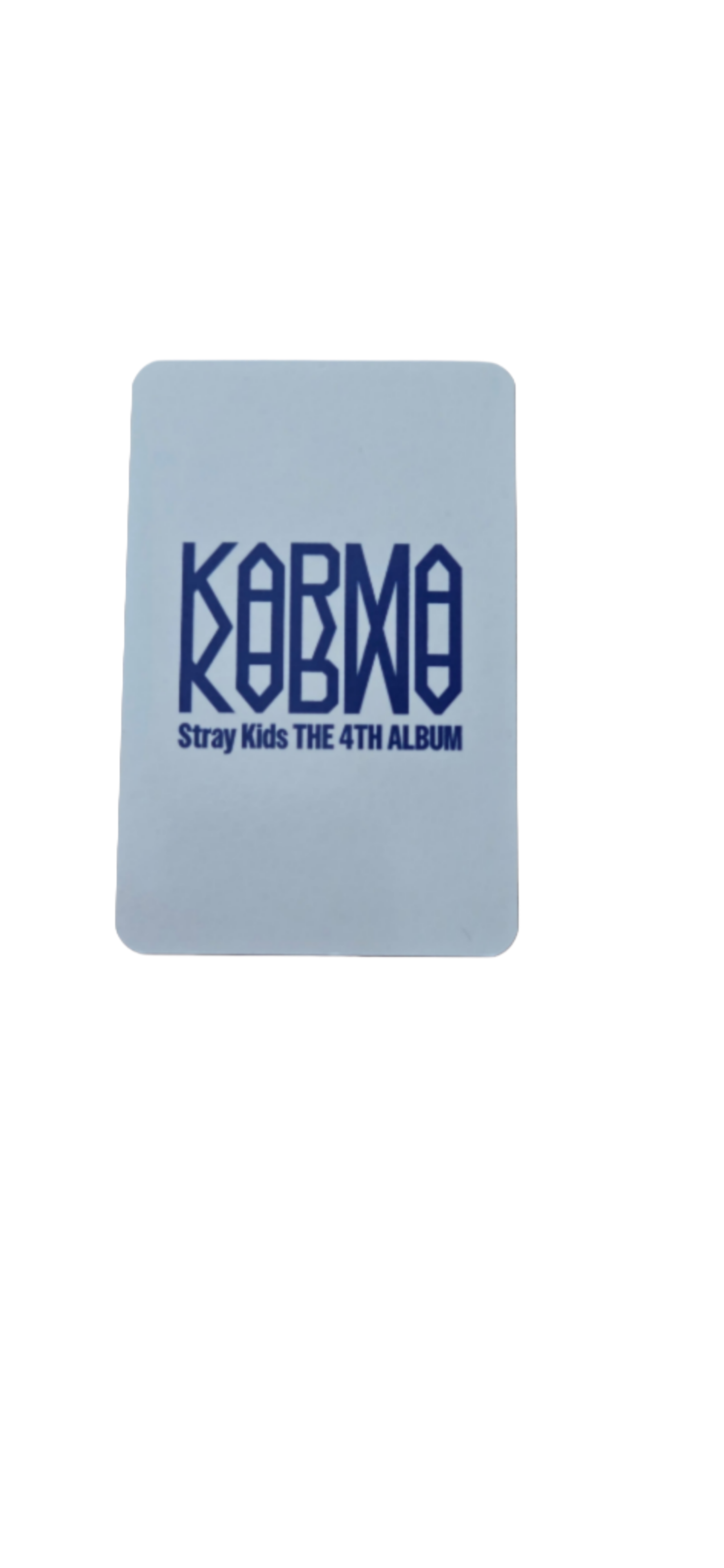 Stray Kids Karma Felix Photocard Blue Dream POB