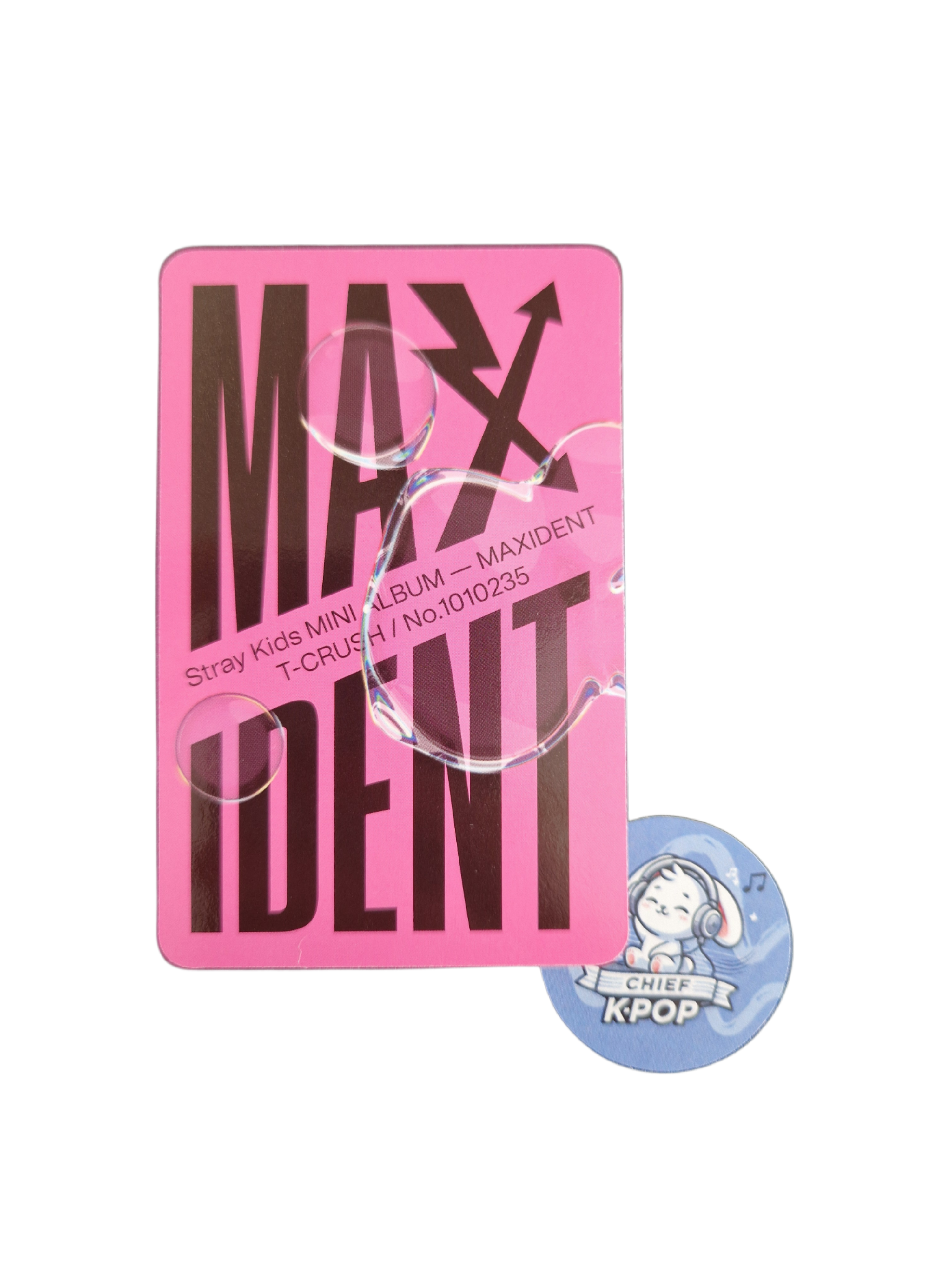 Stray Kids Seungmin Maxident photocard