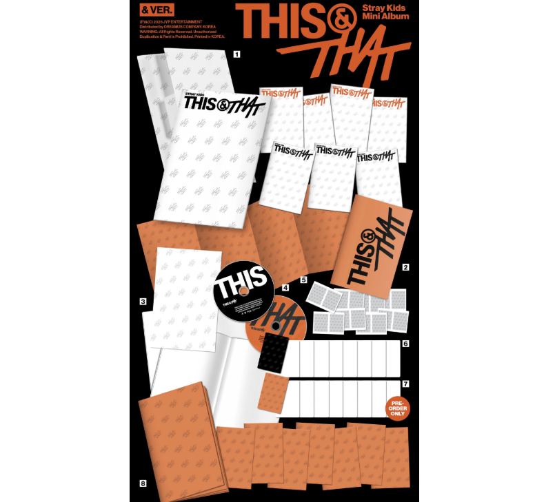 [PRE-ORDER] Stray Kids - 10th Mini Album [THIS & THAT] (& Ver.)