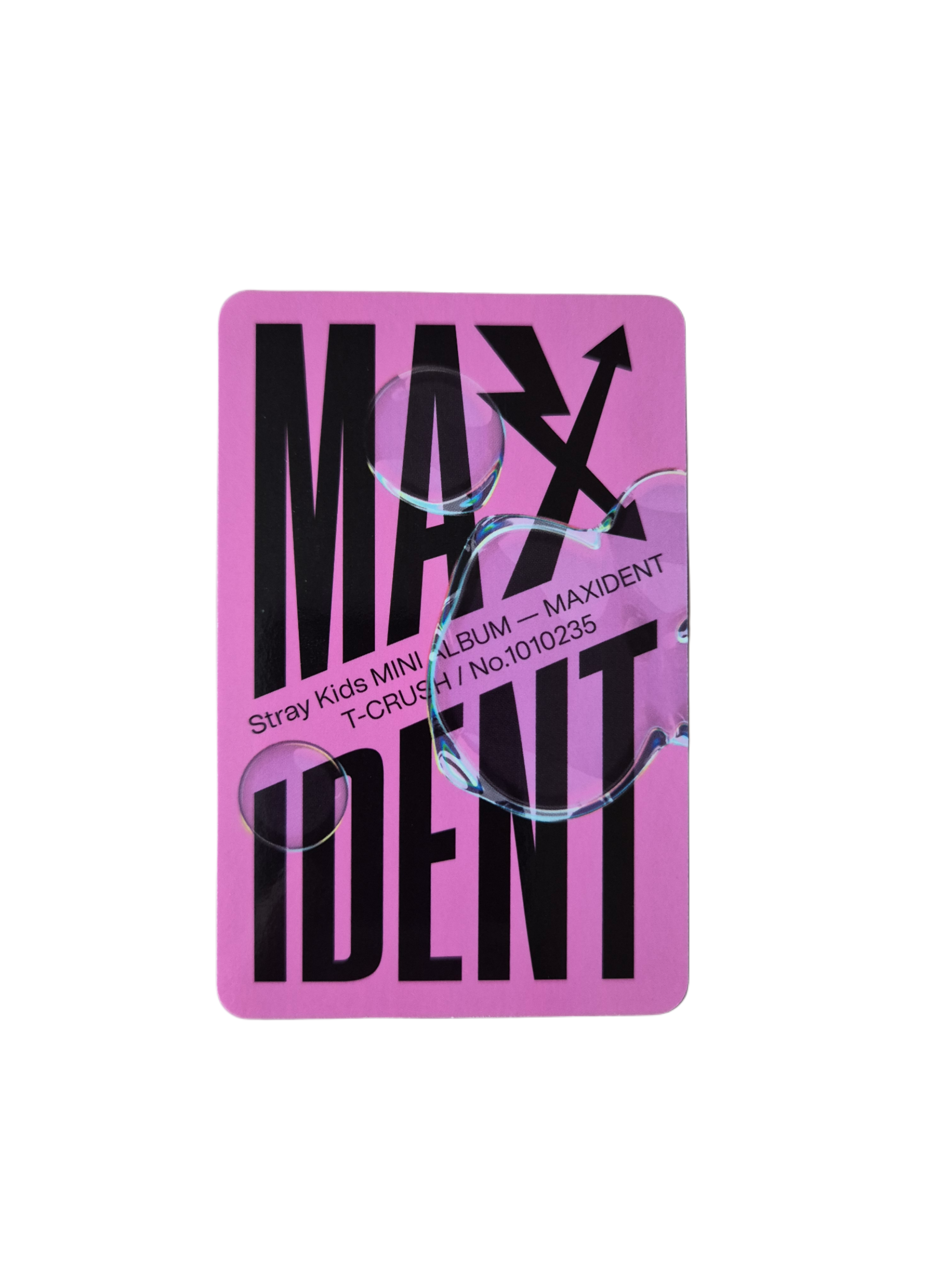 Stray Kids I.N Maxident photocard