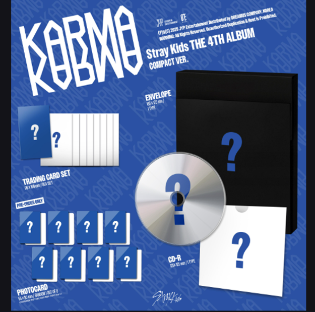 [PRE-ORDER]Stray Kids Karma - Compact Ver.