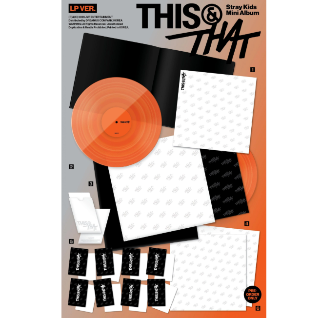 [PRE-ORDER] Stray Kids - 10th Mini Album [THIS & THAT] (LP Ver.)