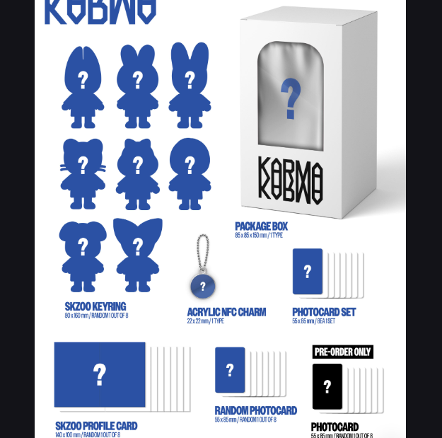 [PRE-ORDER]Stray Kids Karma- SKZOO Ver.