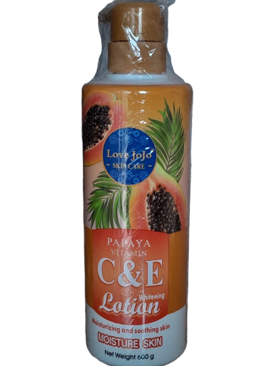 Love Jojo Skin Care Papaya Vitamin C & E Whitening Lotion