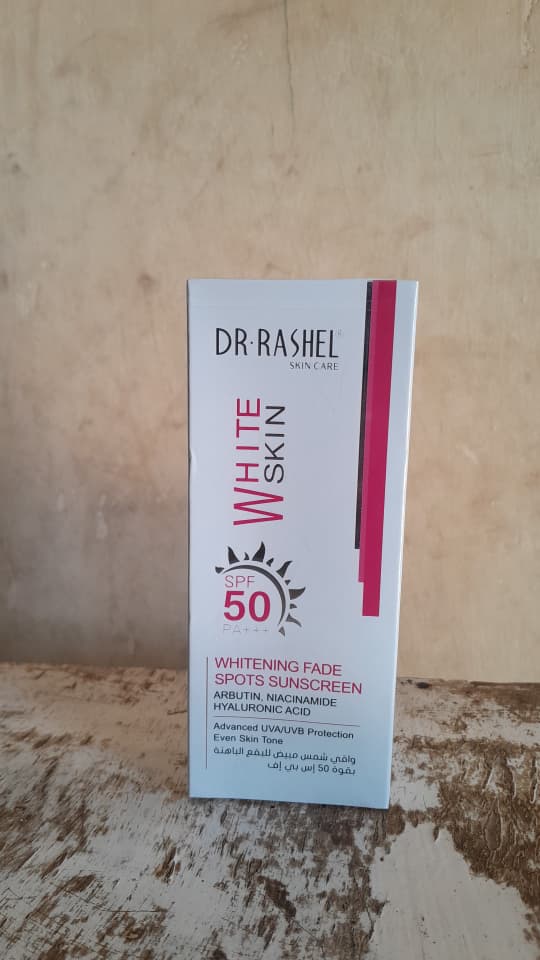 DR RASHEL White Skin Whitening Fade Spots Sunscreen SPF 50