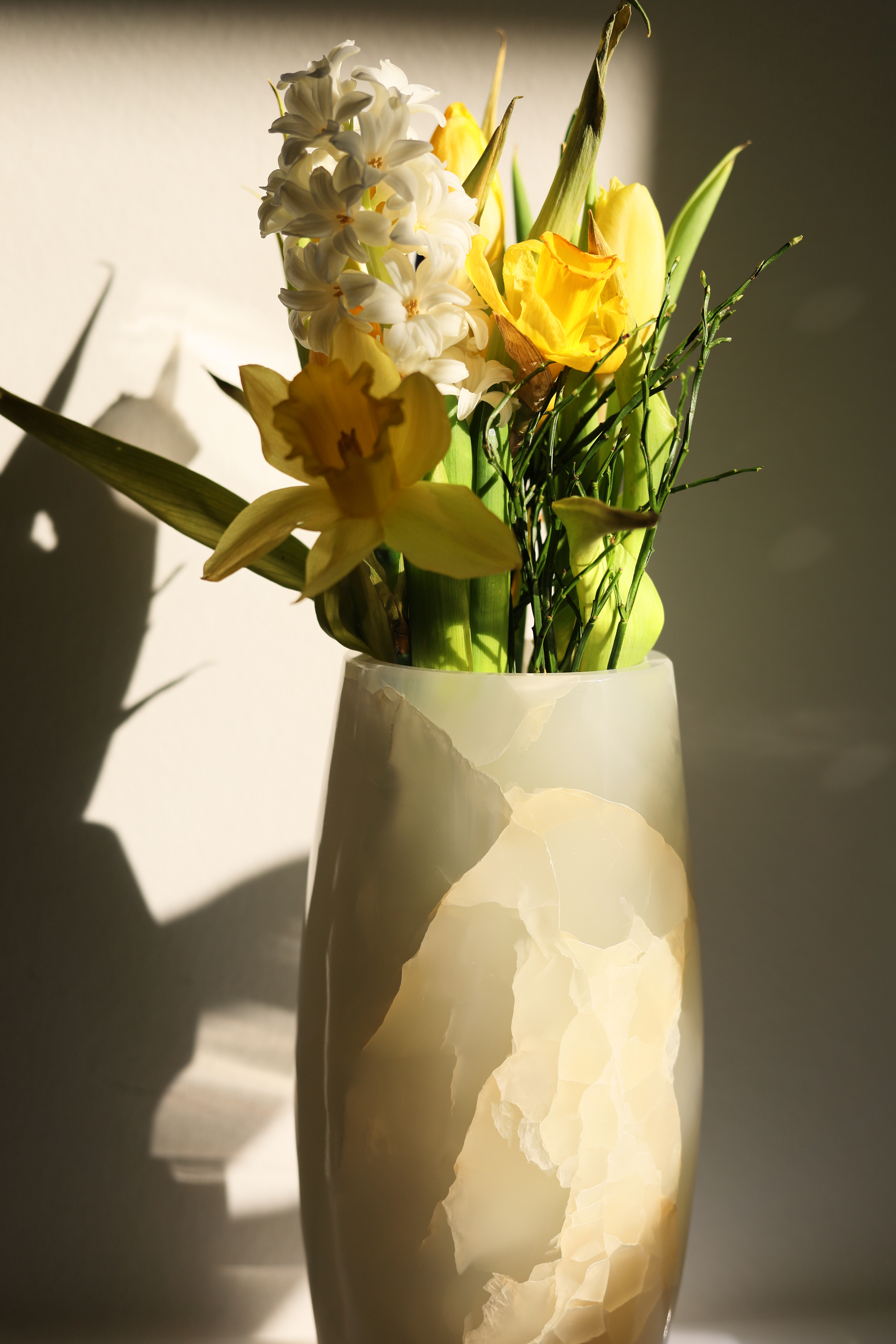 Itzel Goddess Onyx Vase