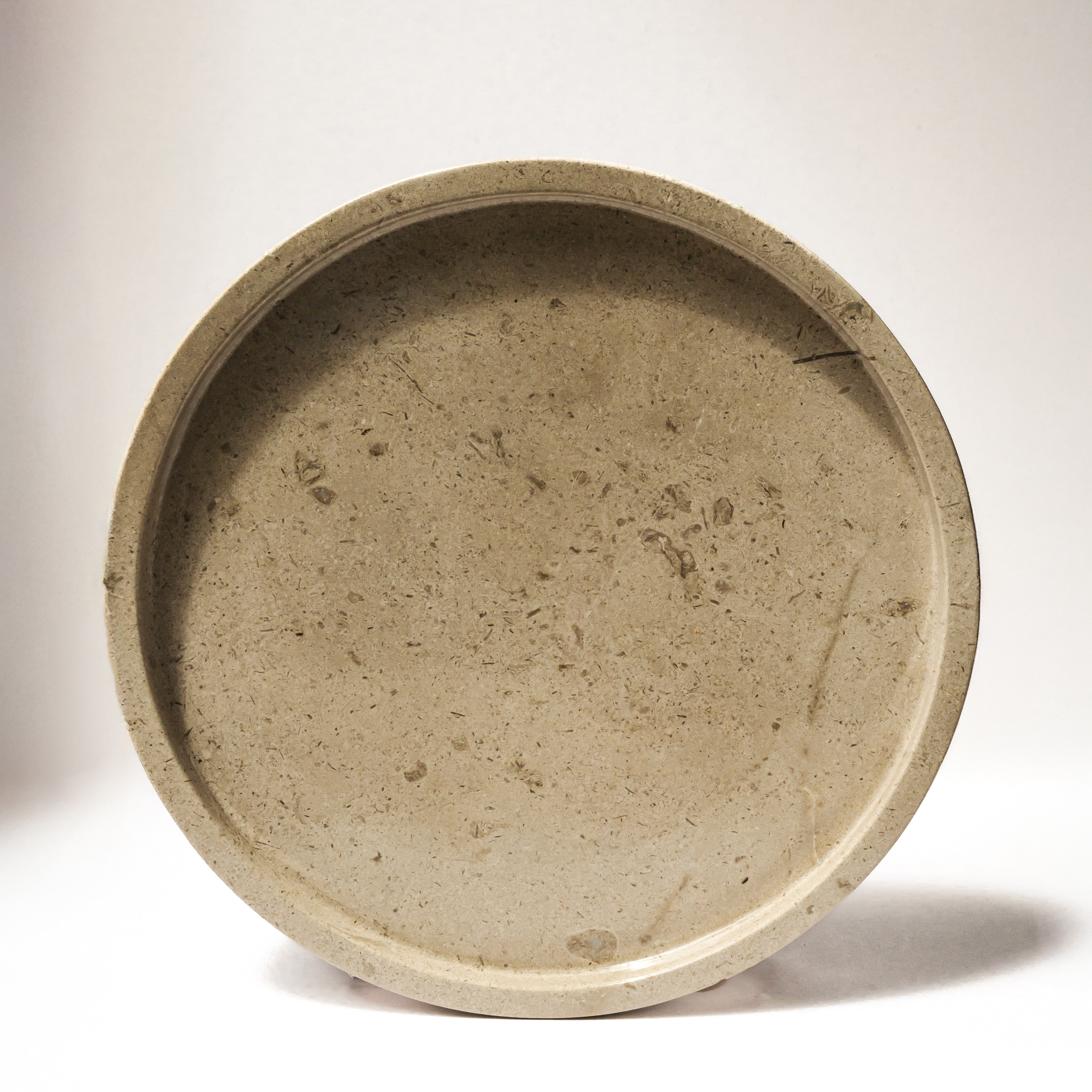 Travertino Round Tray 