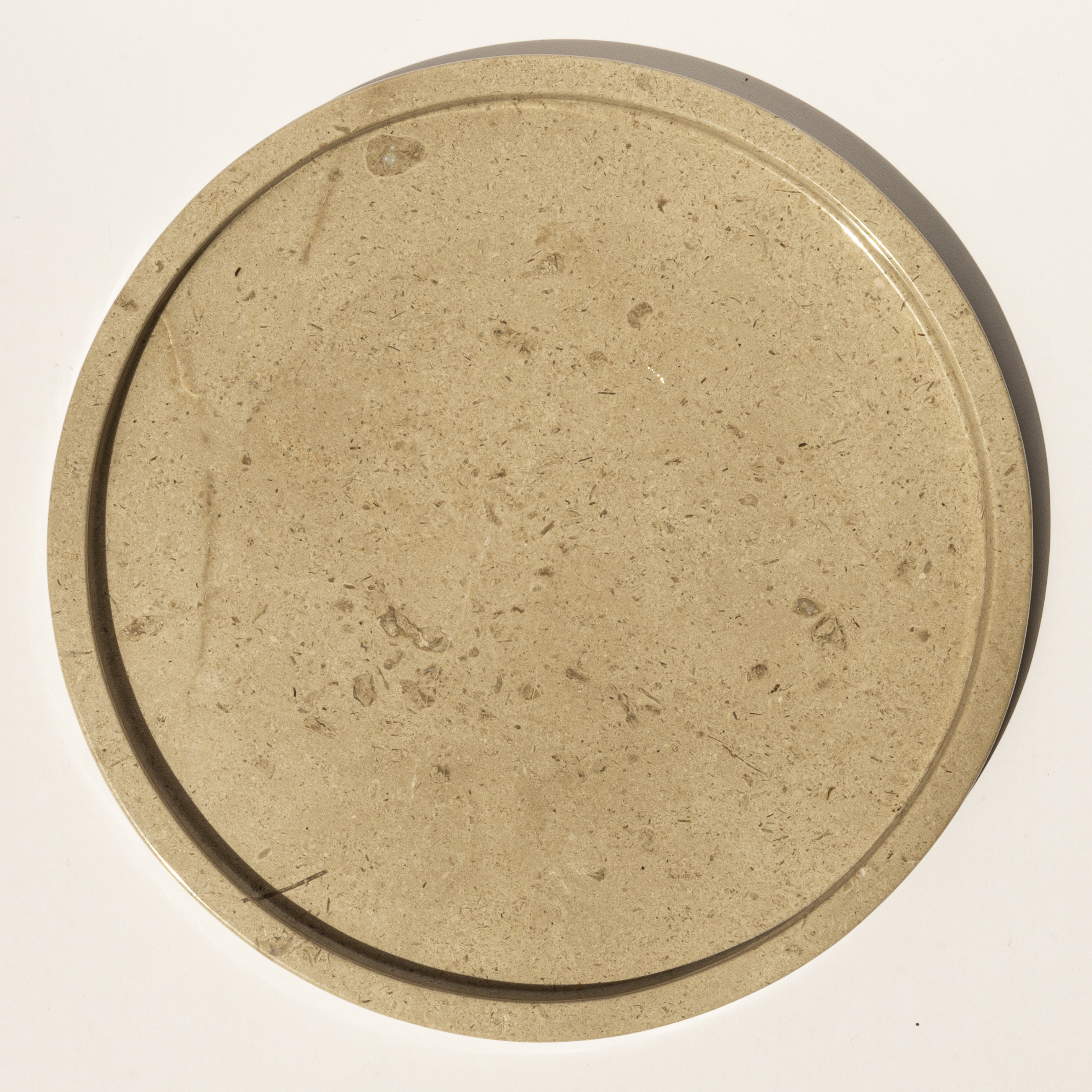 Travertino Round Tray 
