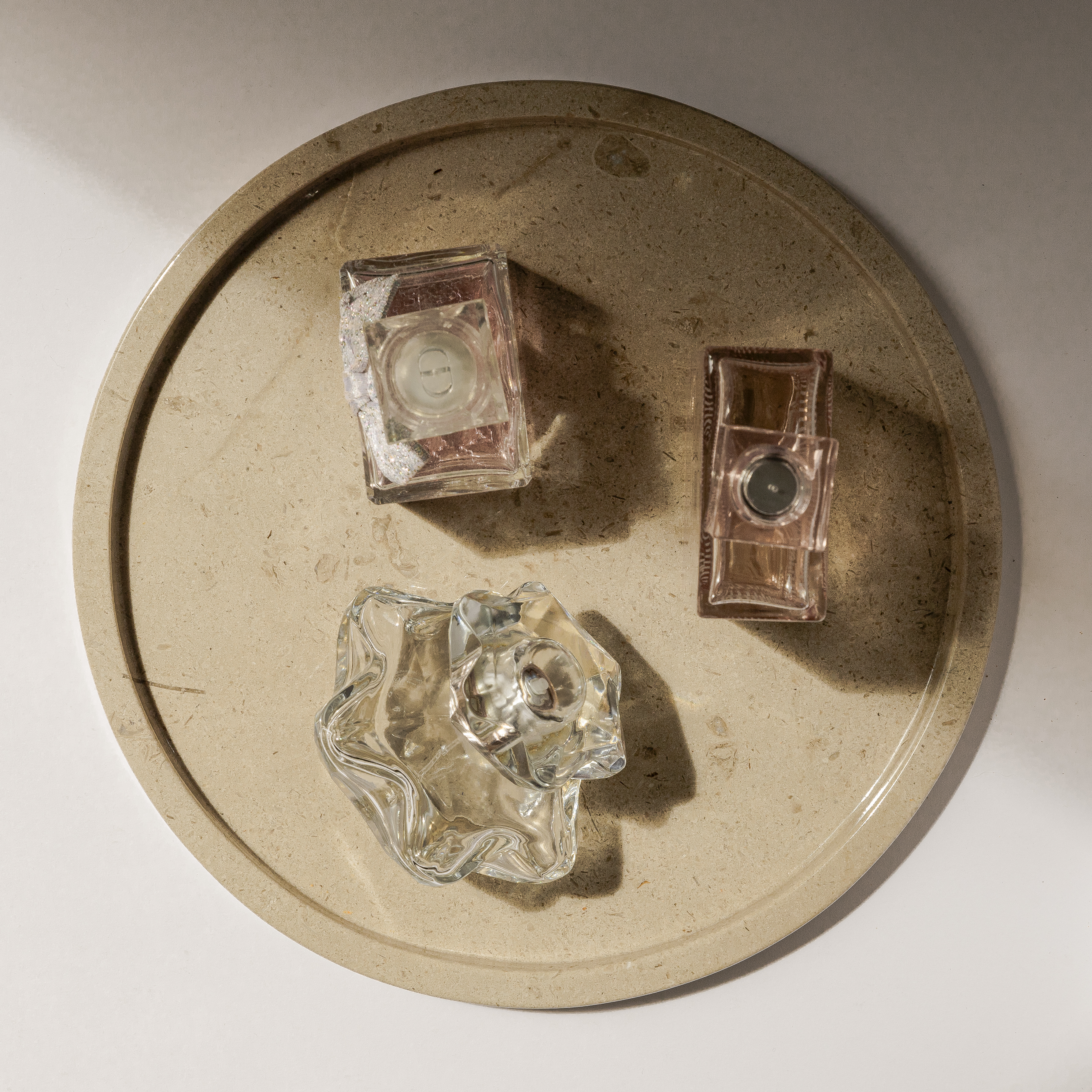 Travertino Round Tray 