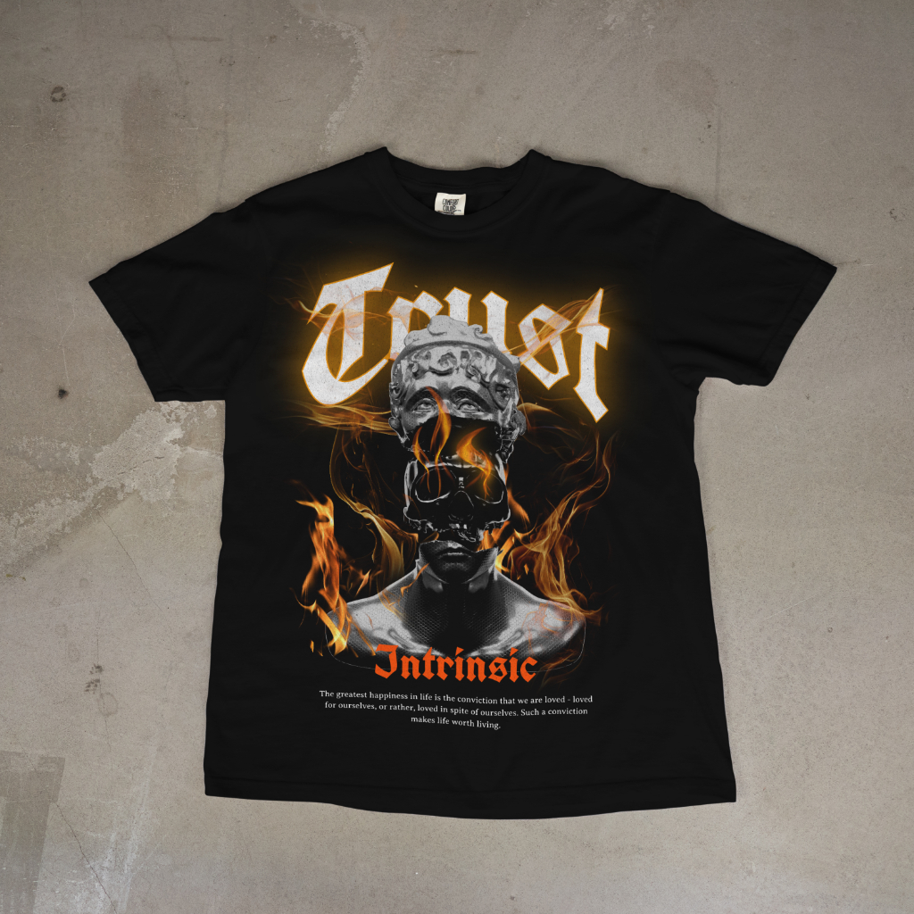 Black 'Trust Intrinsic' Graphic Tee
