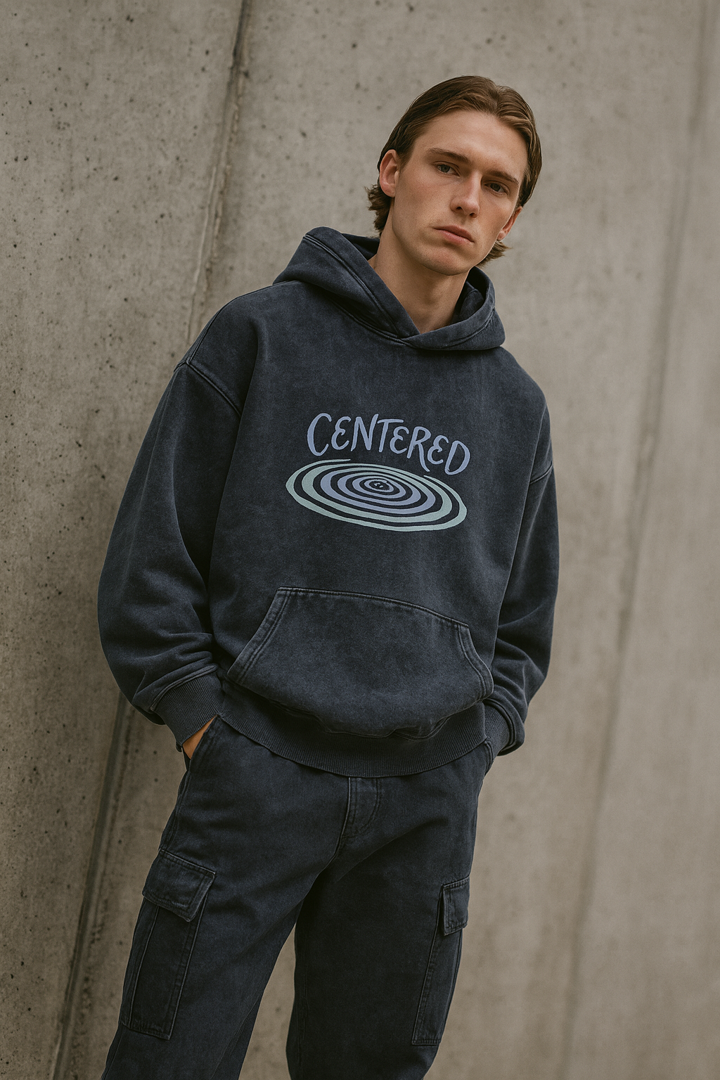 Centered Graphic Hoodie