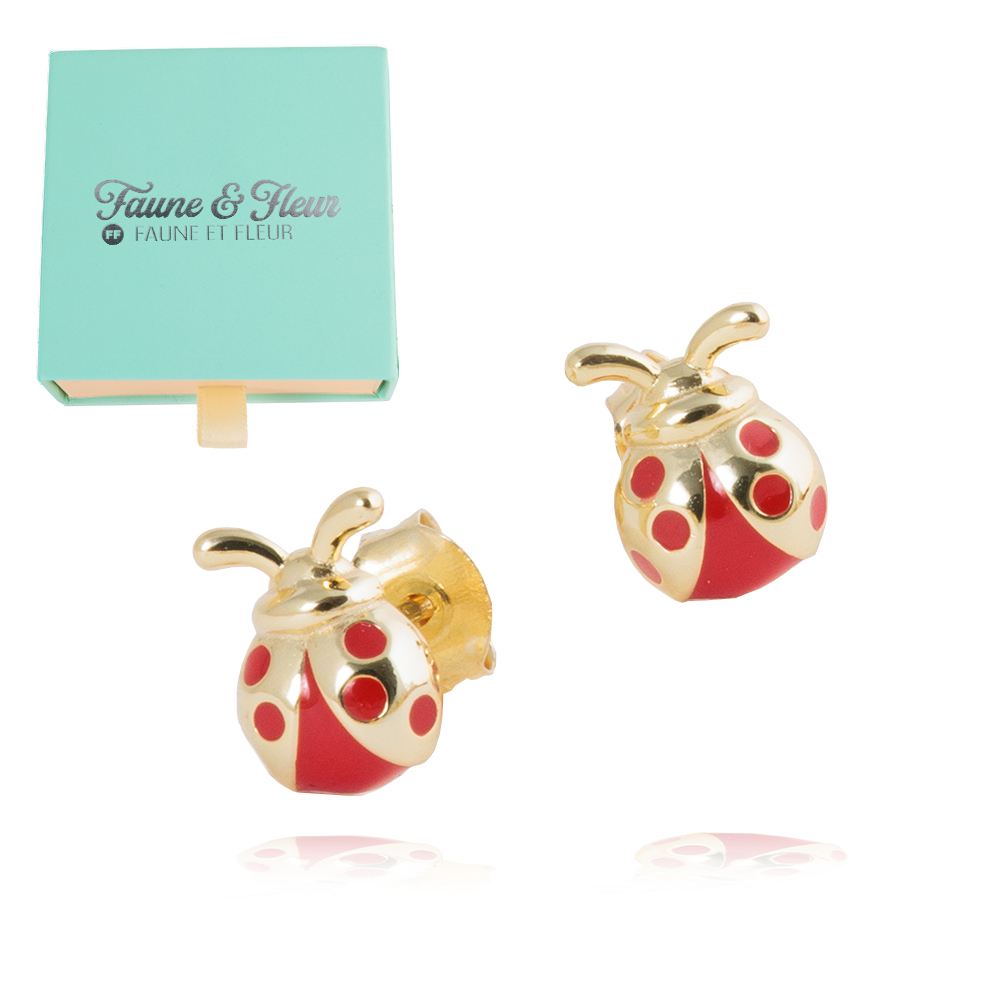 Lieveheersbeestje Oorbellen