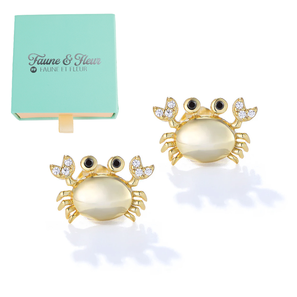 Krab Oorbellen