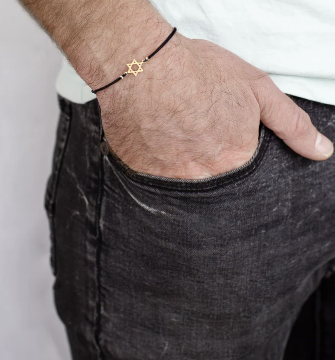 Star of David Bracelet For Men 