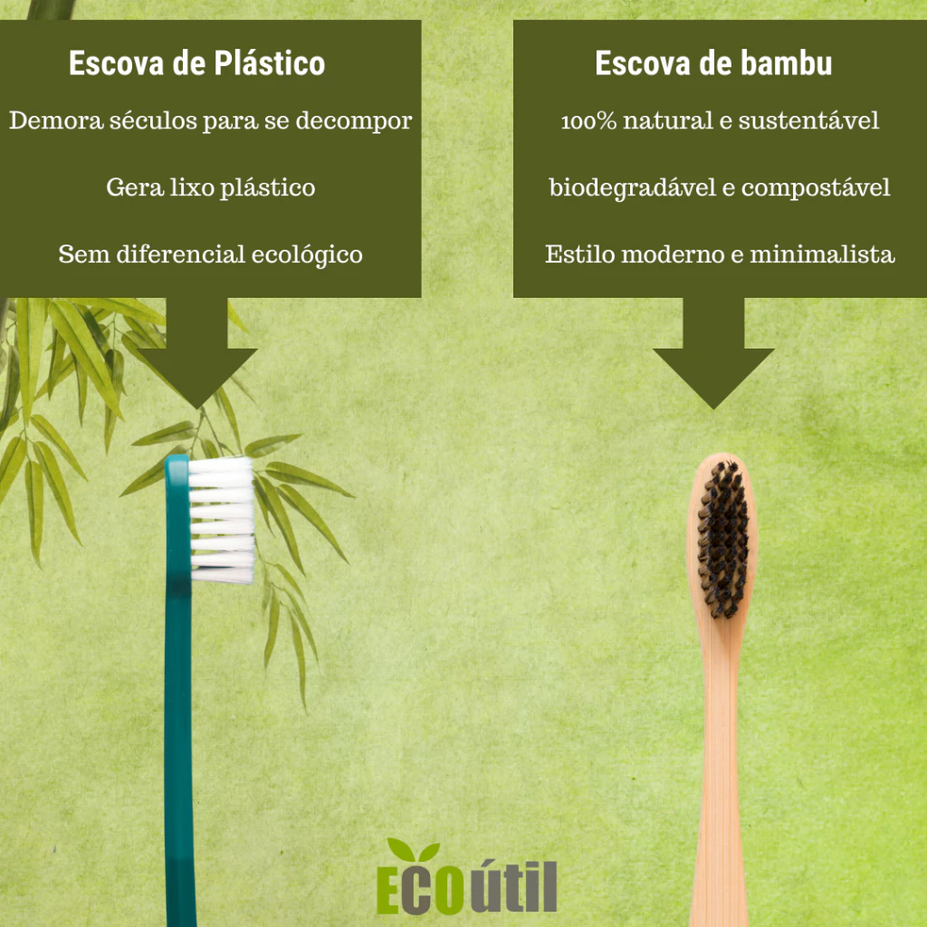 Escova de bambu