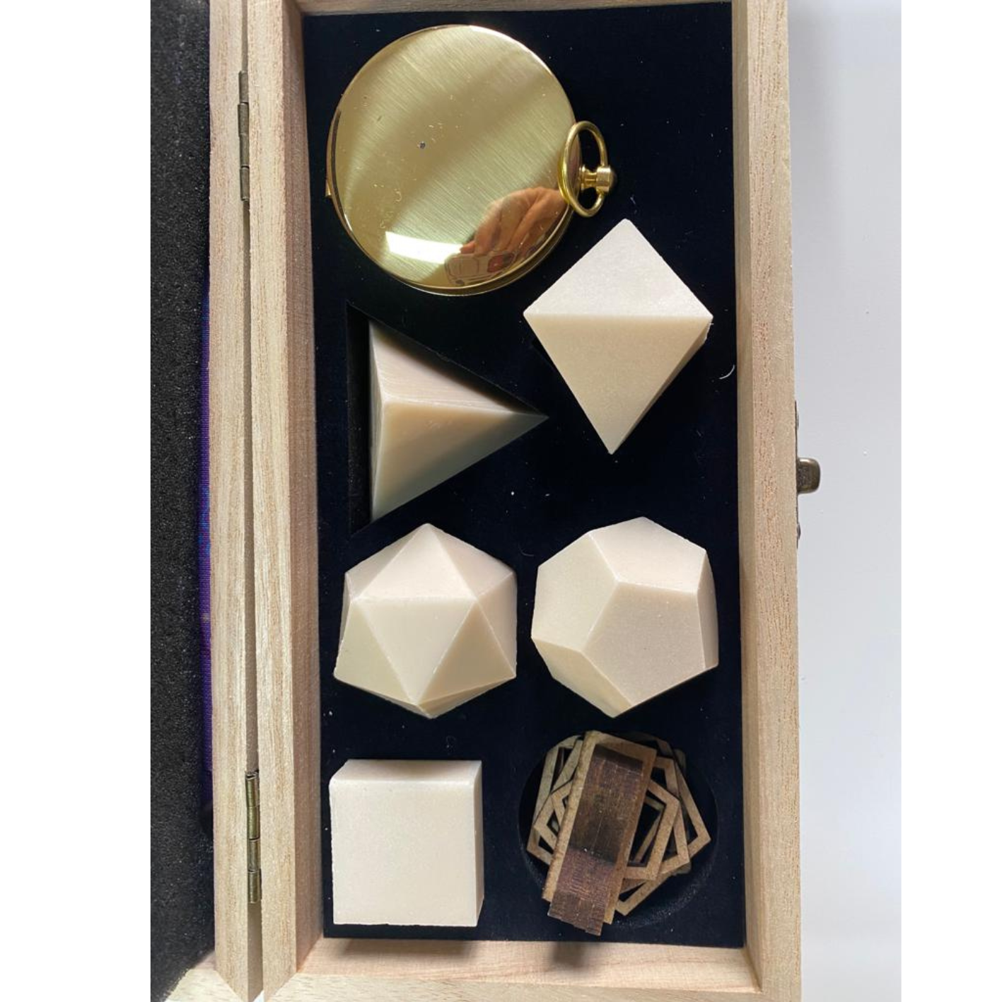 Coffret de Solides de Platon 432 Hz