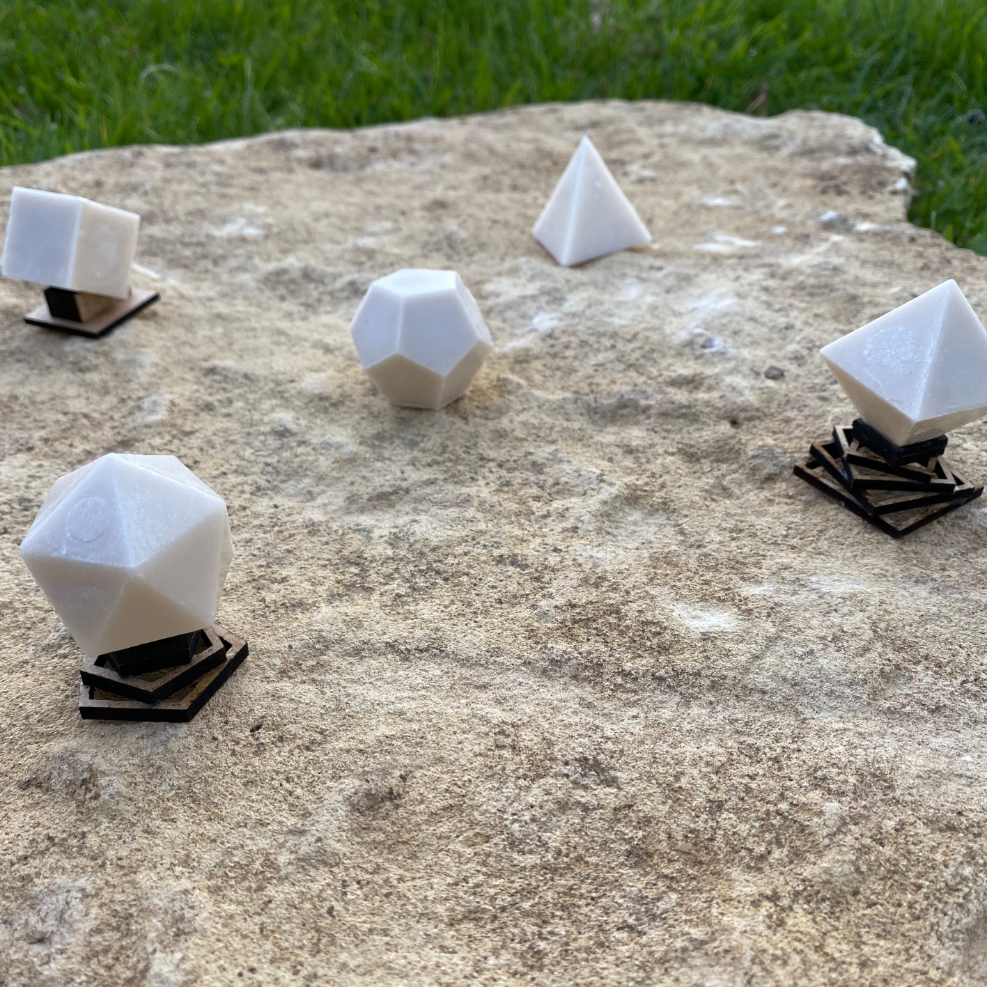 Coffret de Solides de Platon 432 Hz