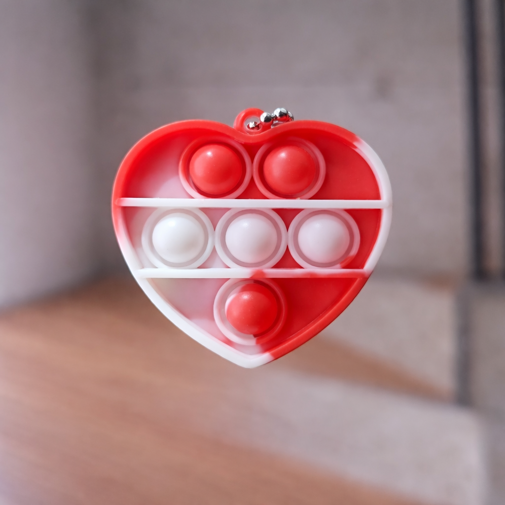 Llavero pop corazón