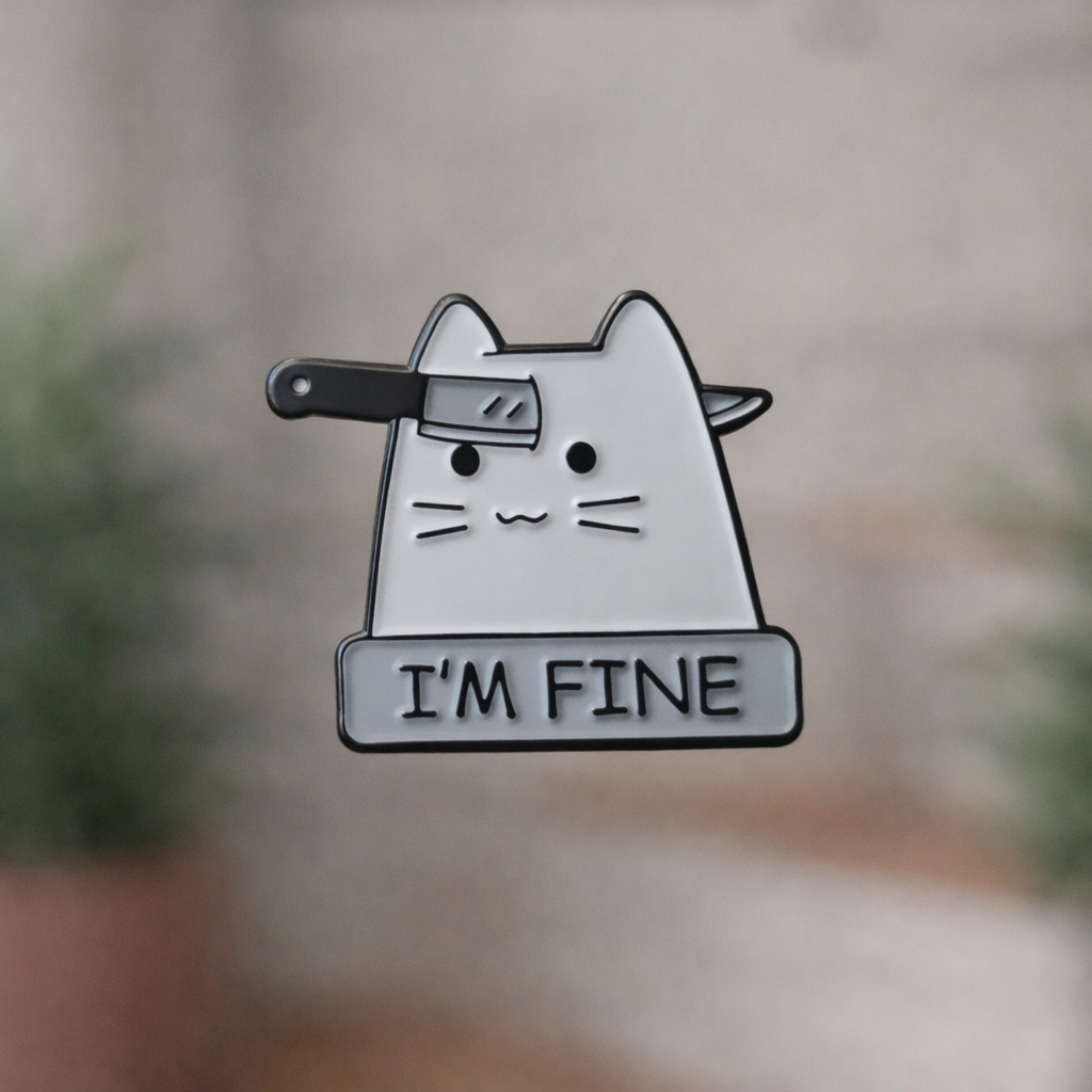 Pin I Am Fine Cat