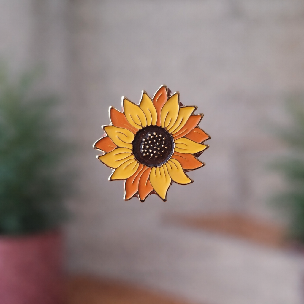 Pin Girasol redondo
