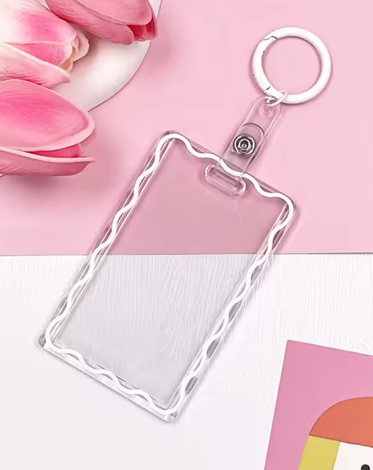 Porta credencial clear