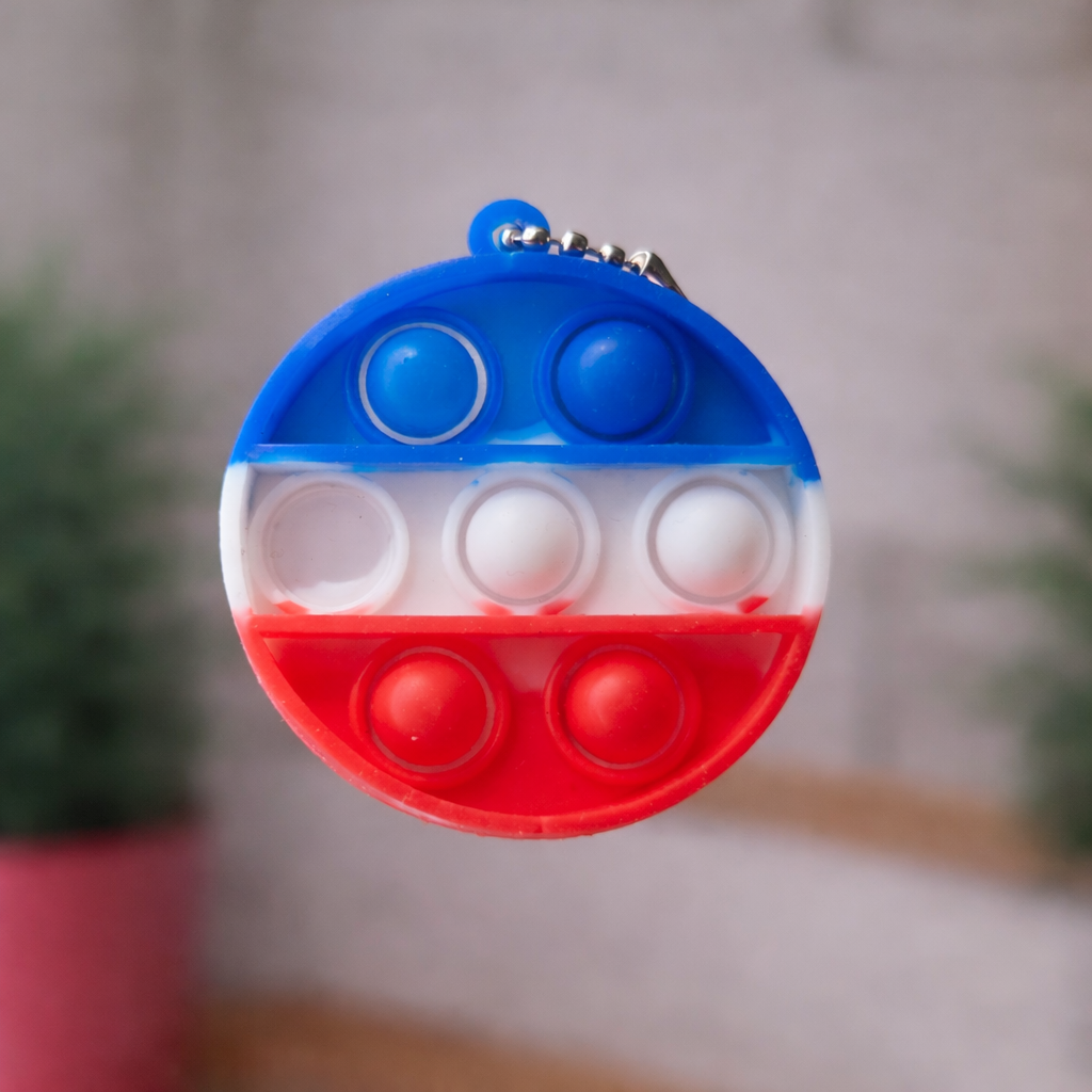 Llavero pop circular