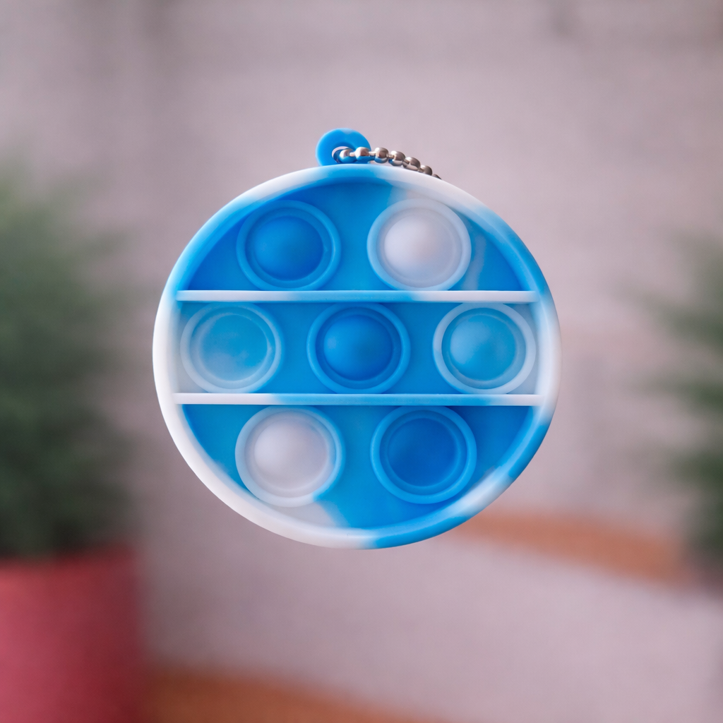 Llavero pop circular